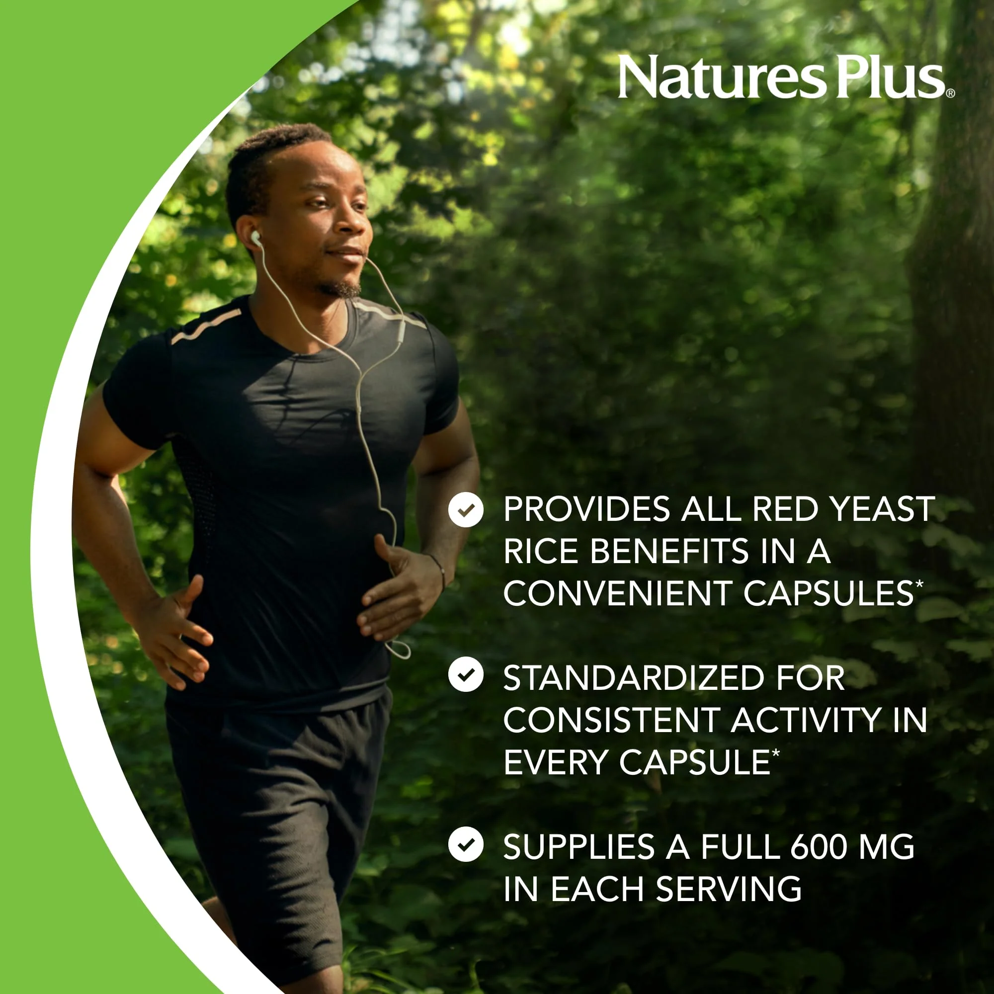 NaturesPlus Herbal Actives Red Yeast Rice 1200 mg - 120 Capsules | Non-GMO, Vegan, Gluten Free - Image 4
