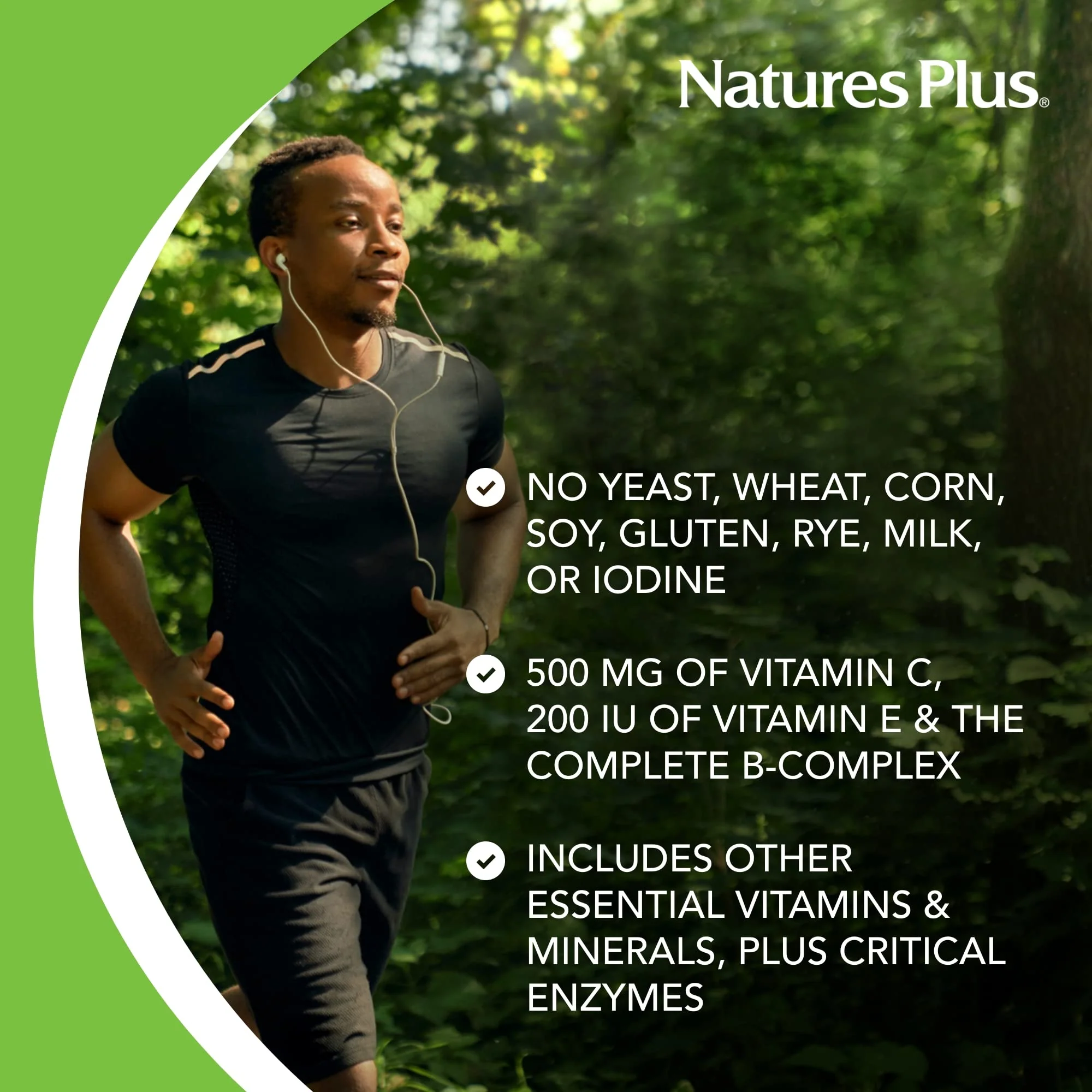 NaturesPlus Nutri-Genic Multivitamin - 180 Vegetarian Tablets | Hypo-Allergenic, Gluten-Free, 90 Servings - Image 4