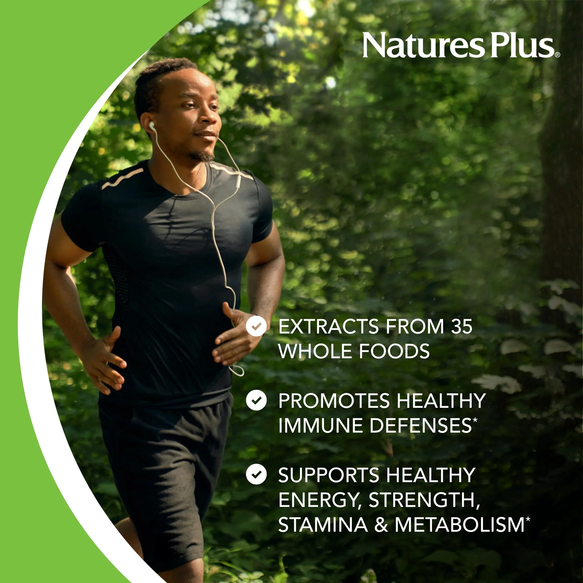 NaturesPlus Source of Life Garden Certified Organic Men's Multivitamin - 90 Vegan Tablets - 30 Servings - Image 4