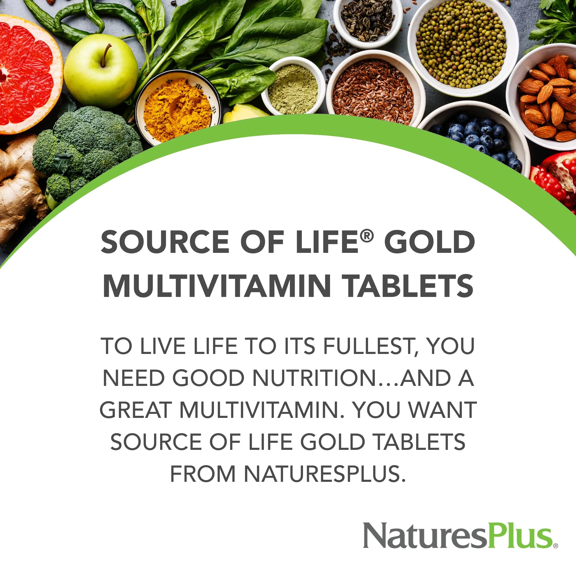 NaturesPlus Source of Life Gold Multivitamin – 180 Tablets, Blood & Bone Support, Immune Health | 60 Servings - Image 8