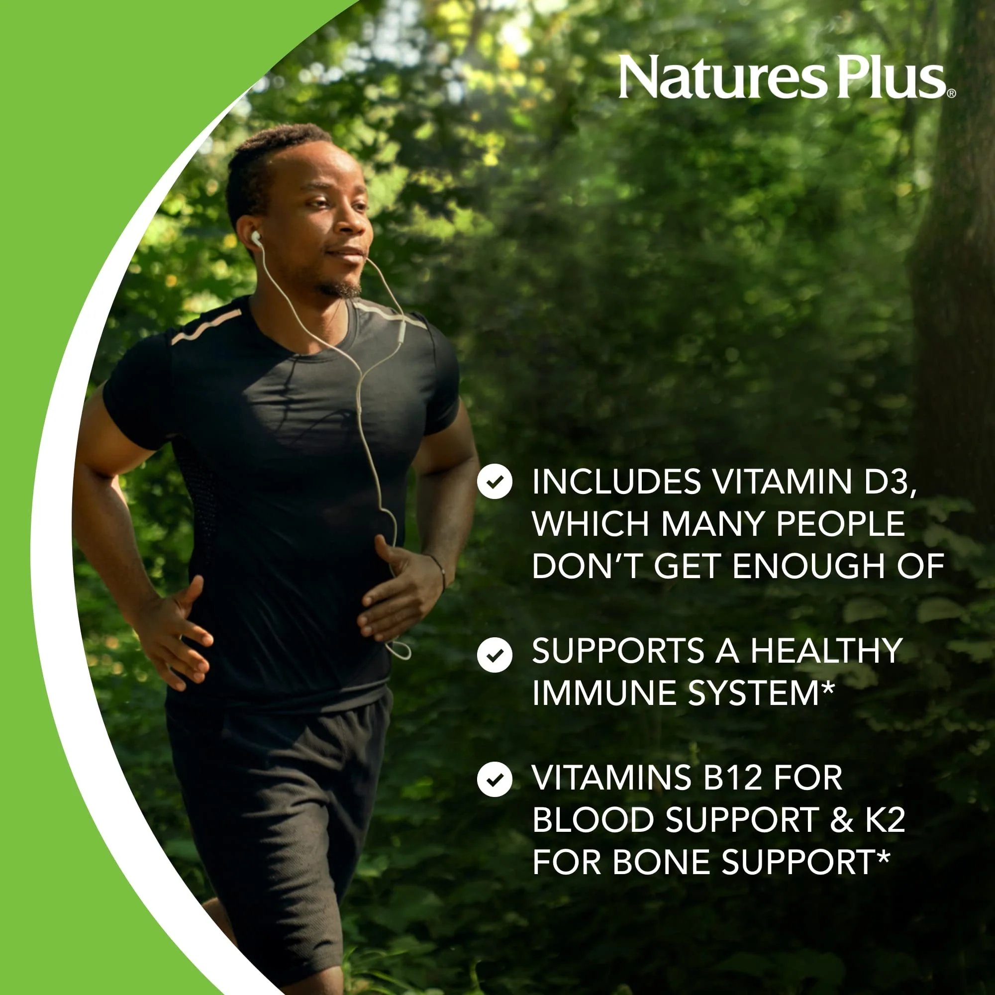 NaturesPlus Source of Life Gold Multivitamin - 90 Tablets | 30 Servings | D3, B12 & K2 | Immune, Blood & Bone Support - Image 4