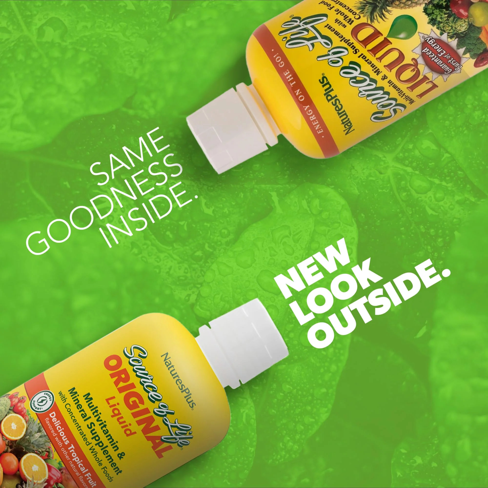 NaturesPlus Source of Life Liquid Tropical Fruit – Pack of 2, 60 Servings, Gluten Free & Vegetarian - Image 2