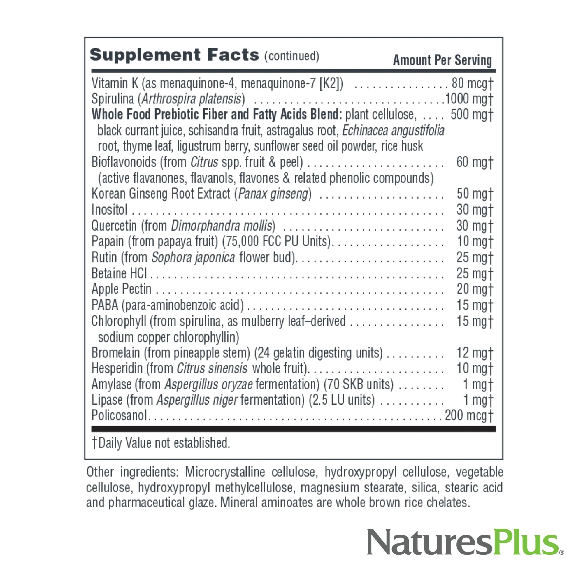 NaturesPlus Source of Life No Iron Tablets – Vegetarian Multivitamin, Gluten-Free, 60 Servings - Image 11