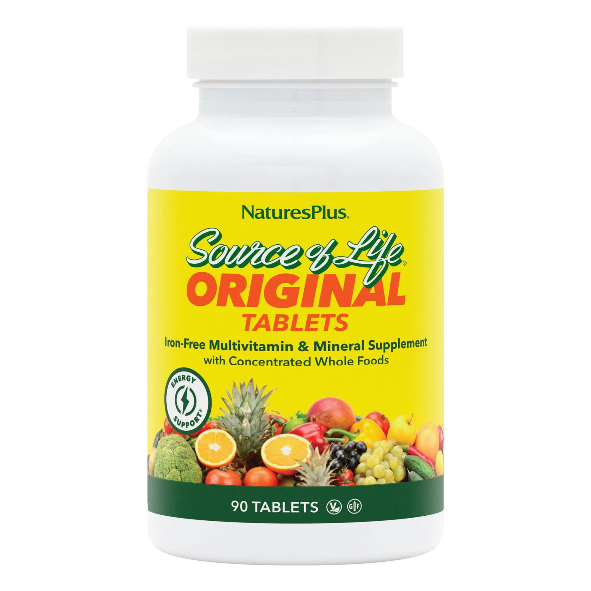 NaturesPlus Source of Life No Iron Tablets – Vegetarian Multivitamin, Gluten-Free, 60 Servings - Image 7