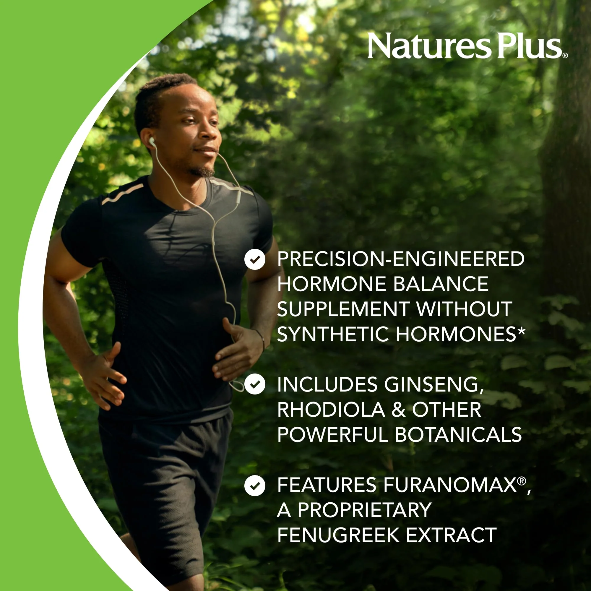 NaturesPlus T-Male – Gluten Free 2-Pack (60 Veg Capsules) with Ginseng & Rhodiola - Image 9