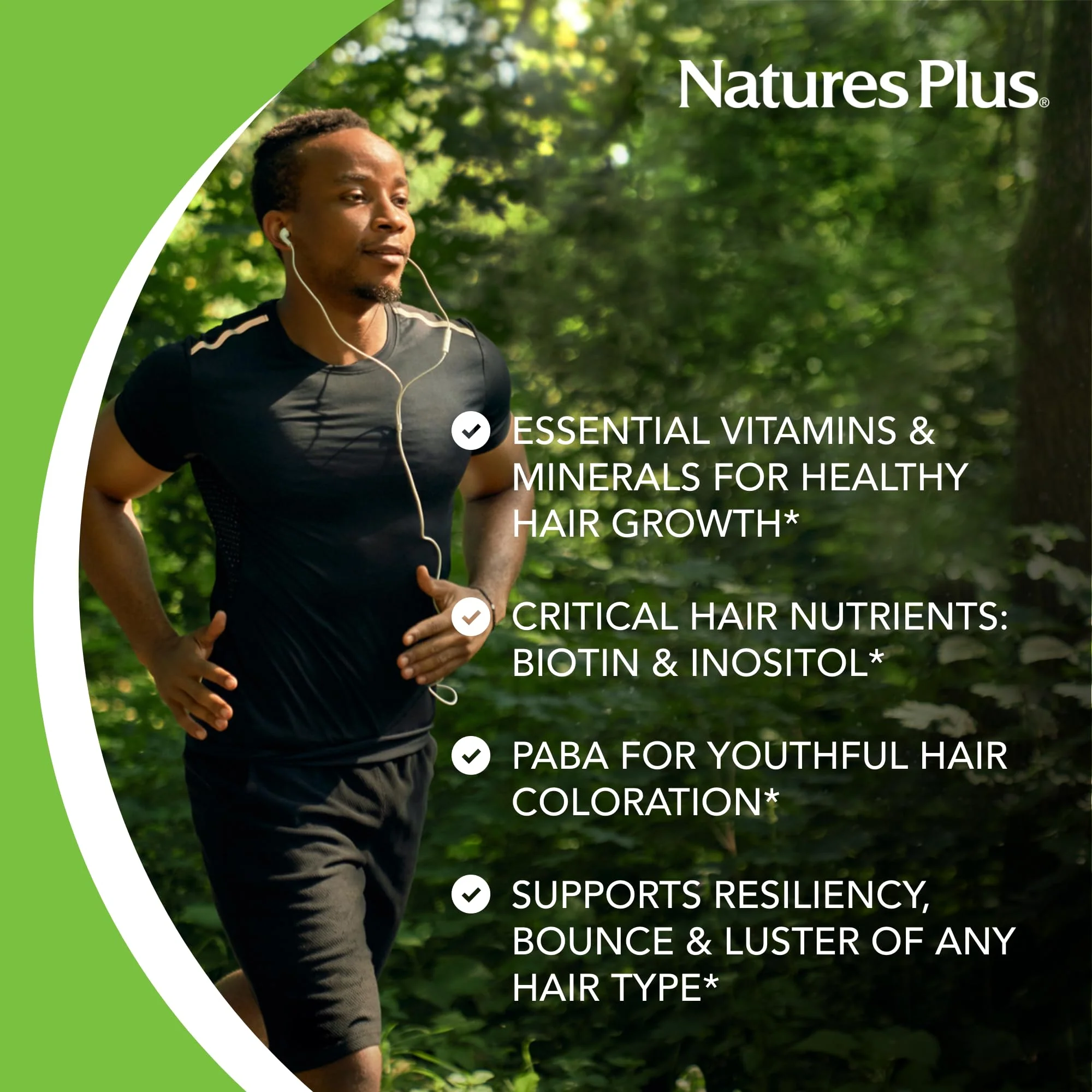 NaturesPlus Ultra Hair - 120 Mini Tablets (Pack of 2) | 60 Servings | Gluten Free - Image 3