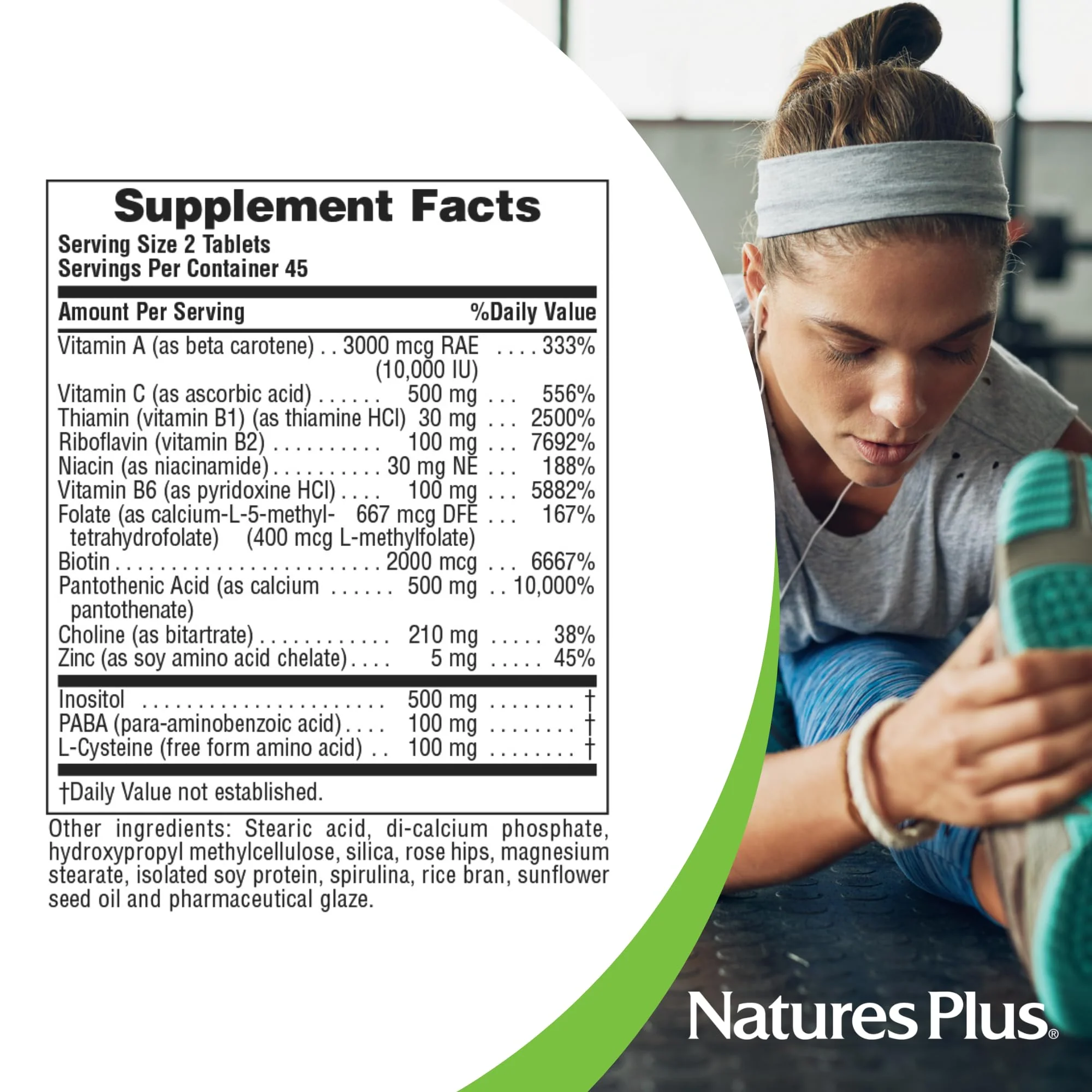 NaturesPlus Ultra Hair – 90 Tablets (Pack of 2), Sustained Release, Gluten Free – 90 Servings - Image 4