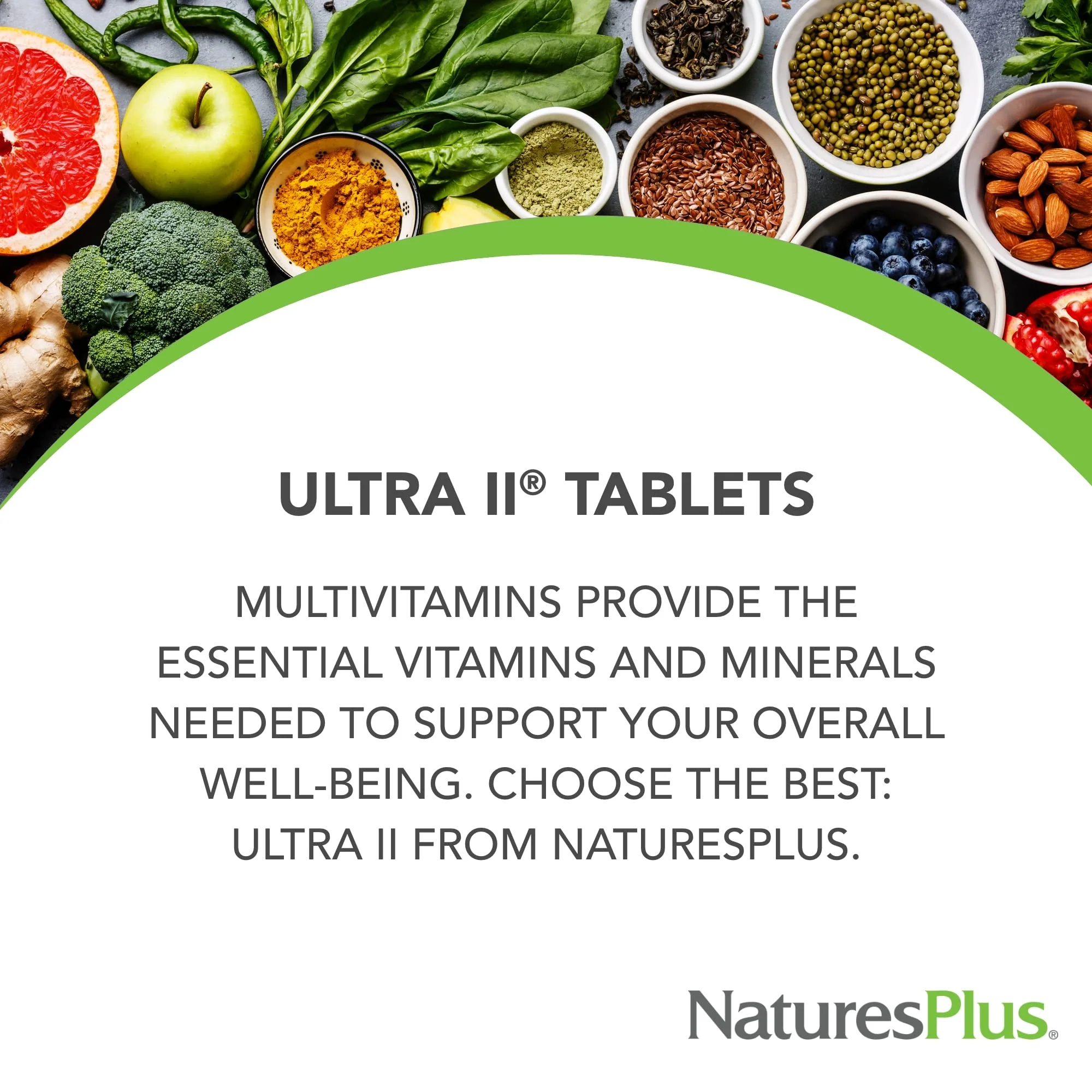 NaturesPlus Ultra II Daily - 180 Tablets | Multivitamin with Whole Foods for Daily Energy & Immune Support | Sustained Release - Image 3