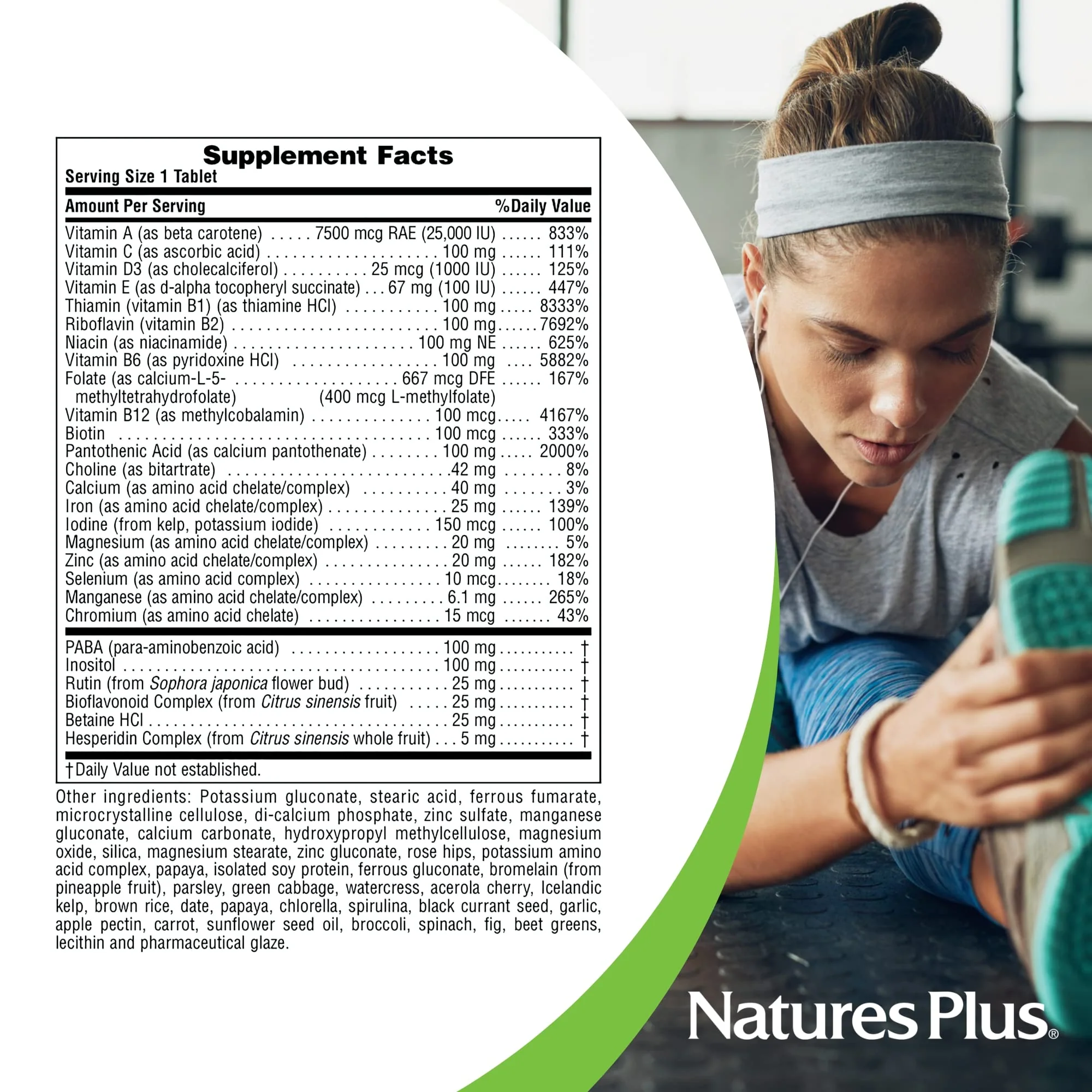NaturesPlus Ultra II Daily - 180 Tablets | Multivitamin with Whole Foods for Daily Energy & Immune Support | Sustained Release - Image 5