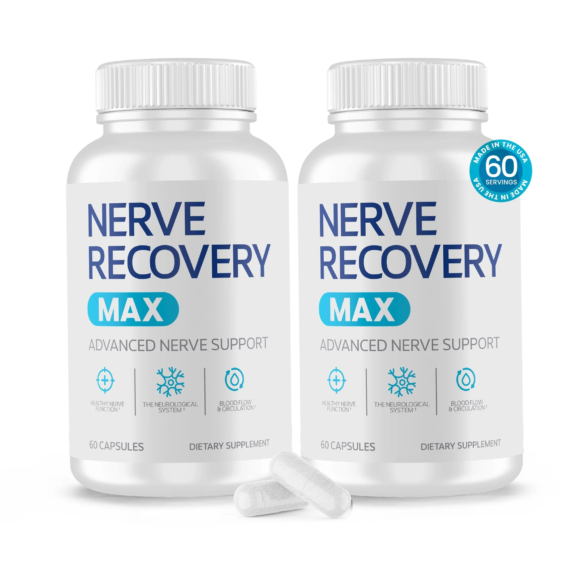 Nerve Recovery Max – Non-GMO Advanced Nerve Support with Vitamin D3 & Alpha Lipoic Acid | Made in USA | 60-Day Supply - Image 11