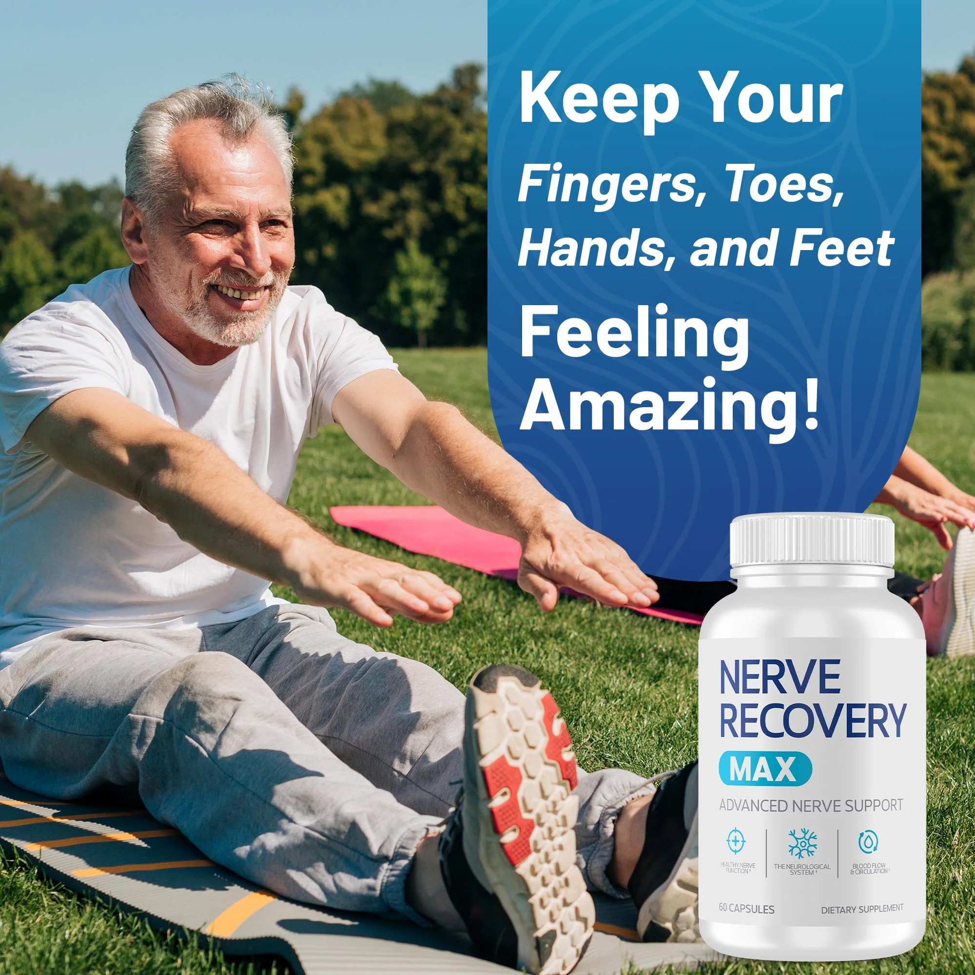 Nerve Recovery Max – Non-GMO Advanced Nerve Support with Vitamin D3 & Alpha Lipoic Acid | Made in USA | 60-Day Supply - Image 3