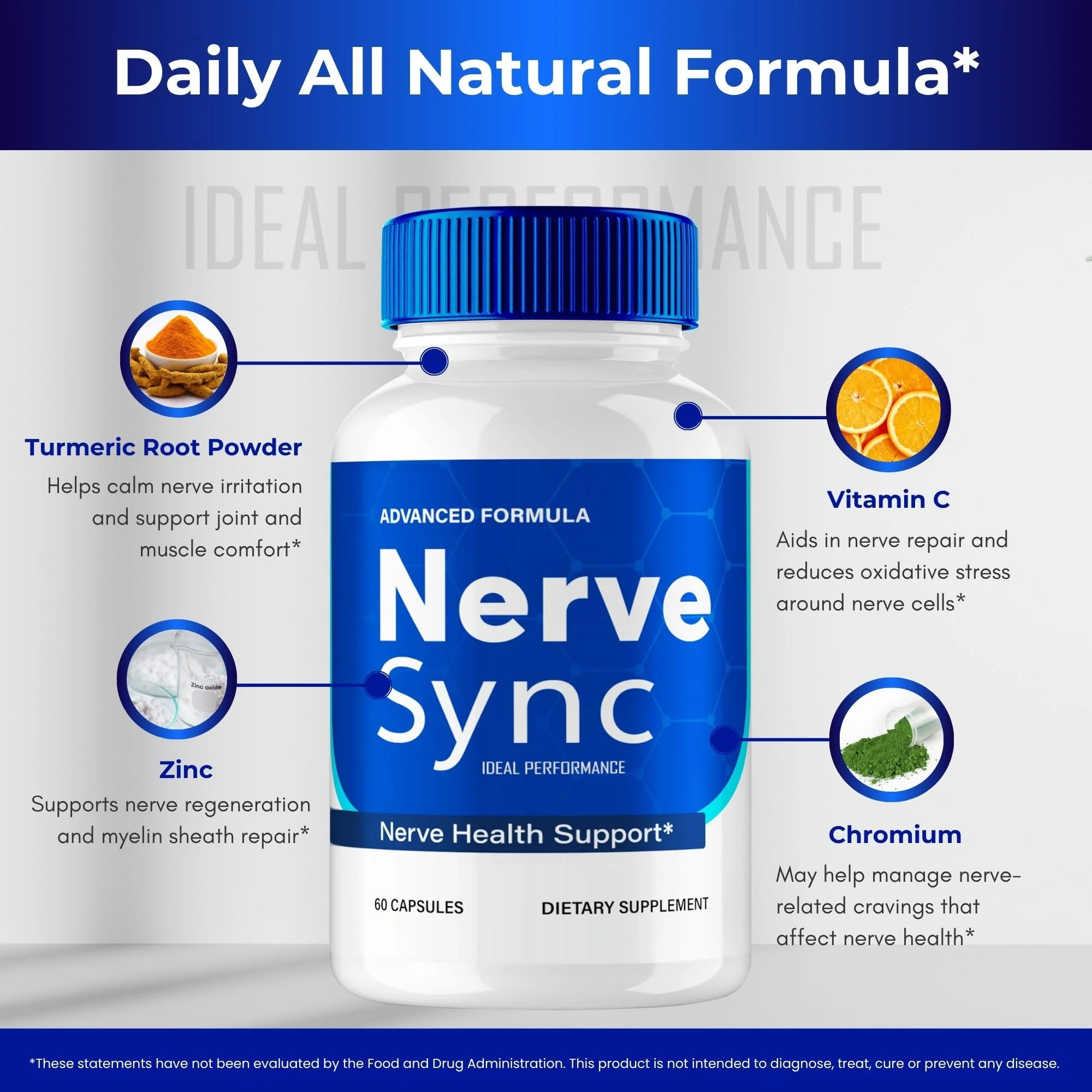 Nerve Sync Capsules – Official Nerve Sync Advanced Nerve Health Supplement Pills, Maximum Strength (3 Pack) - Image 6