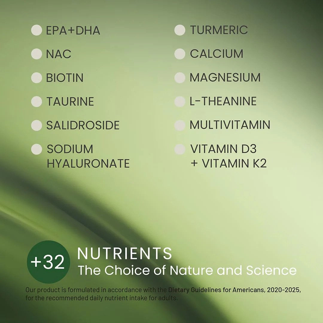 NEUMINA Women's Multivitamin – All-in-One Packs for Hair, Skin, Nails, Energy, Bone Health | Made in USA | 30 Servings - Image 3
