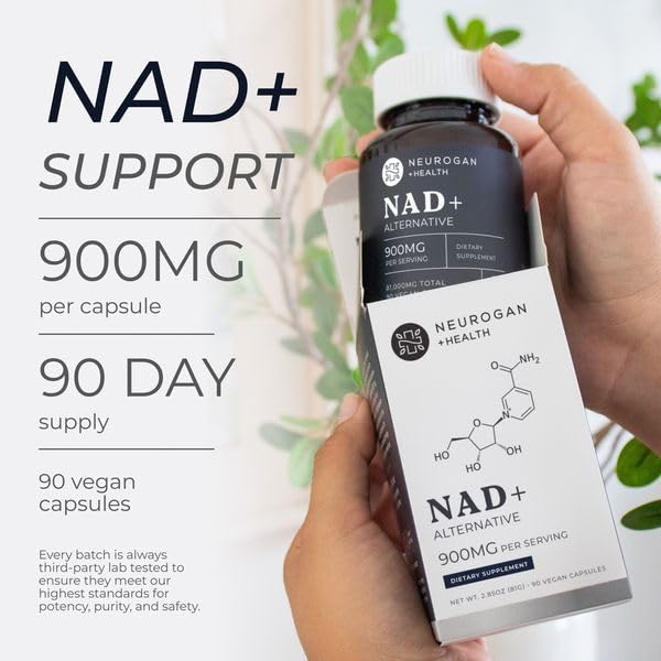 Neurogan NAD+ Alternative & NADH Precursor Capsules – 900mg NAD Supplement, 90 Capsules, Made in USA - Image 3