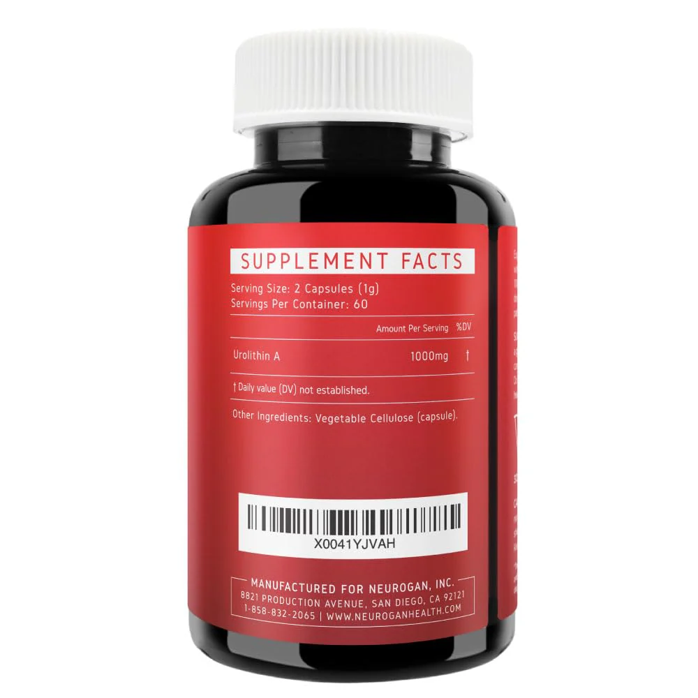 Neurogan Urolithin A PRO Capsules - 1000mg, 120 Count | Ultra Micronized Urolithin A - Image 10