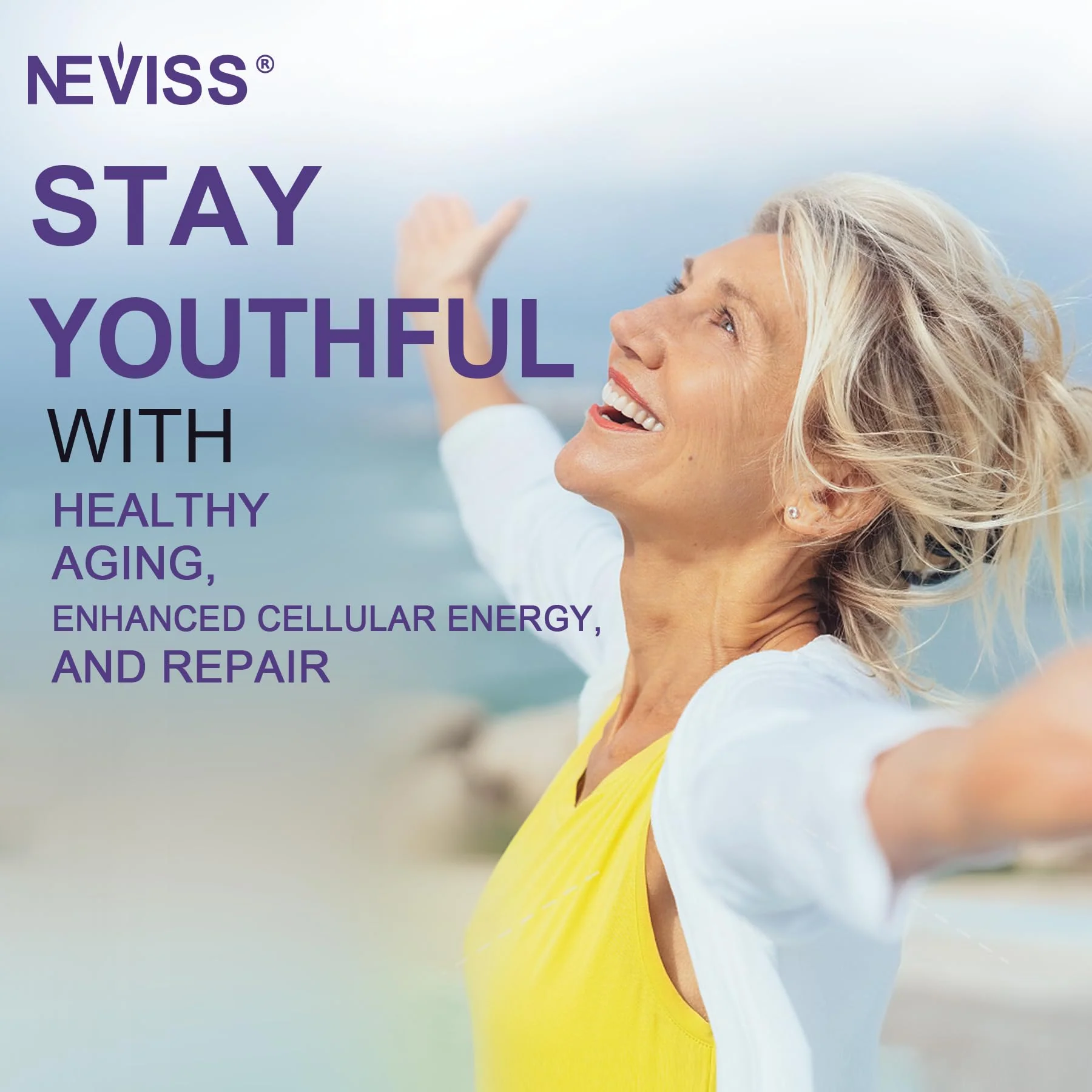 NEVISS Antioxidant Brain Support Melatonin Gummies 60mg for 50+ Adults | Immune & Anti-Aging - Image 13