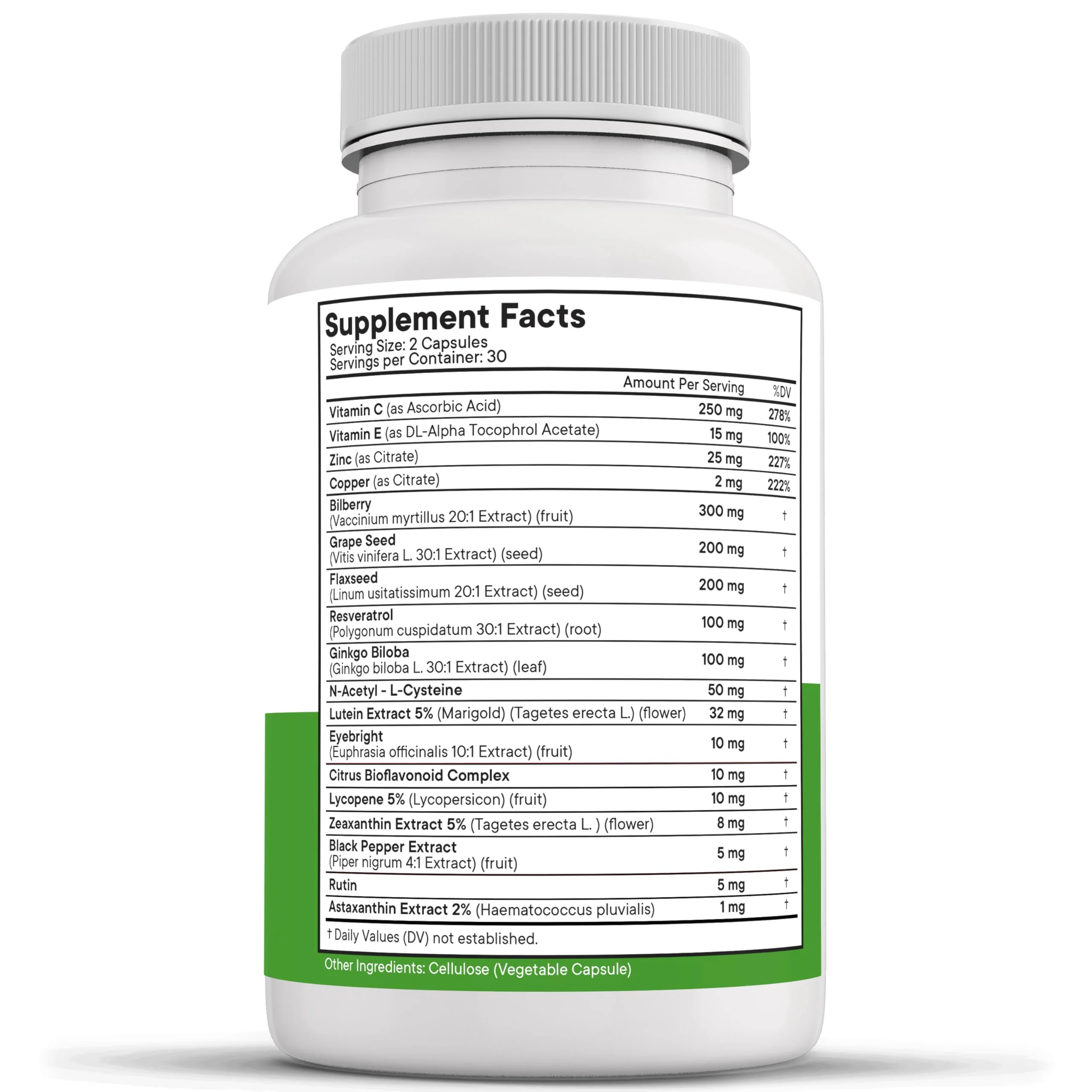 NEW AGE AREDS 2 Eye Vitamins – Lutein, Zeaxanthin, Bilberry & Astaxanthin – 180 Count - Image 8