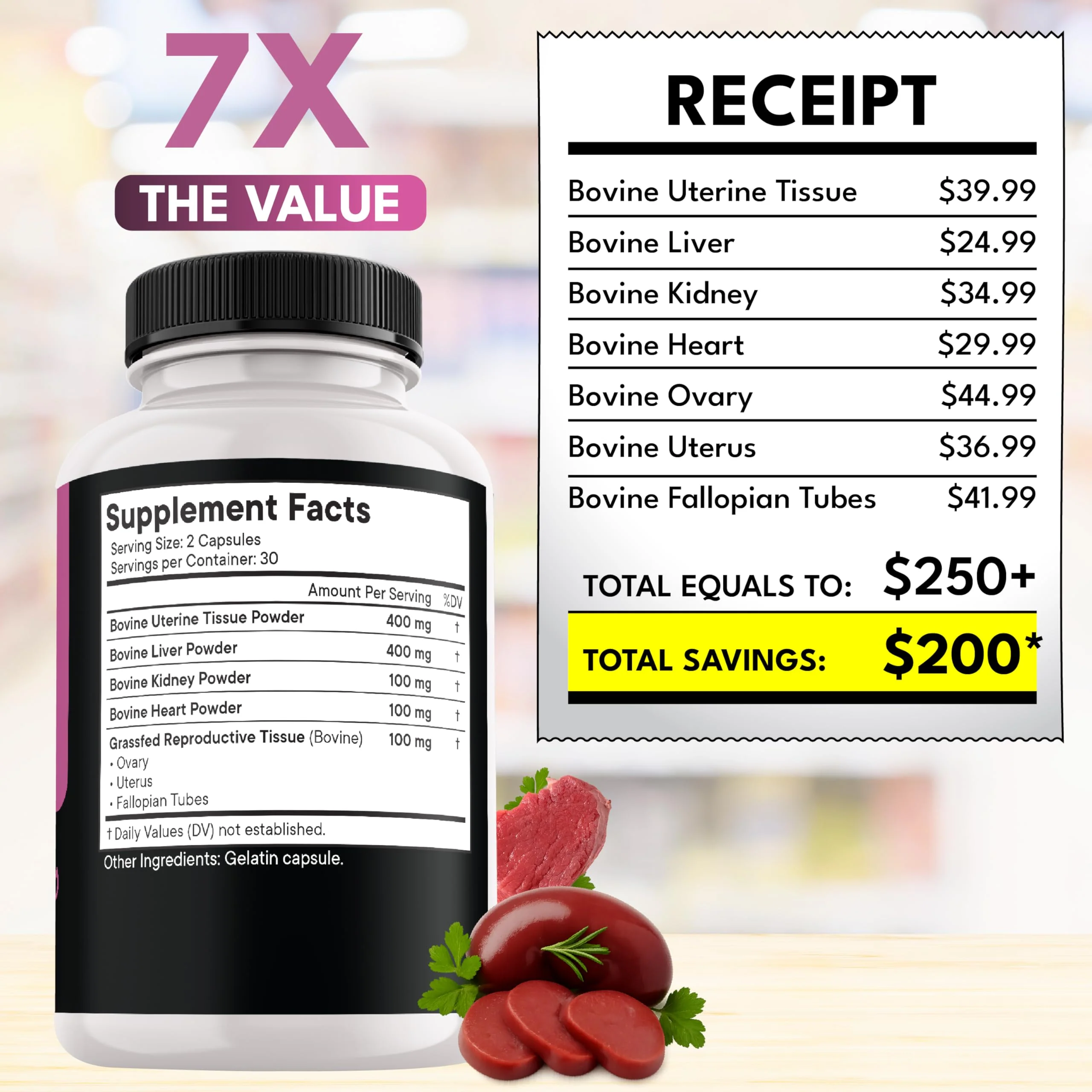NEW AGE Beef Organ Supplement for Women – Hormone Balance & Wellness - Image 5