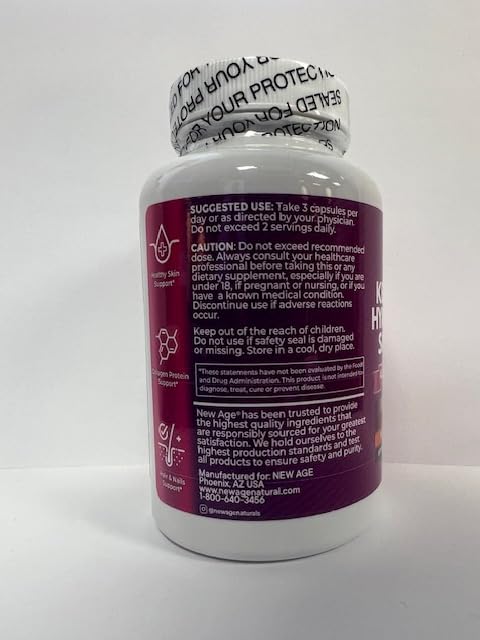 NEW AGE Collagen Pills with Biotin, Keratin & Hyaluronic Acid – 270 Count - Image 11