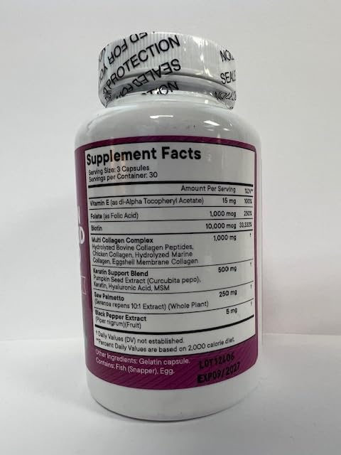 NEW AGE Collagen Pills with Biotin, Keratin & Hyaluronic Acid – 270 Count - Image 12