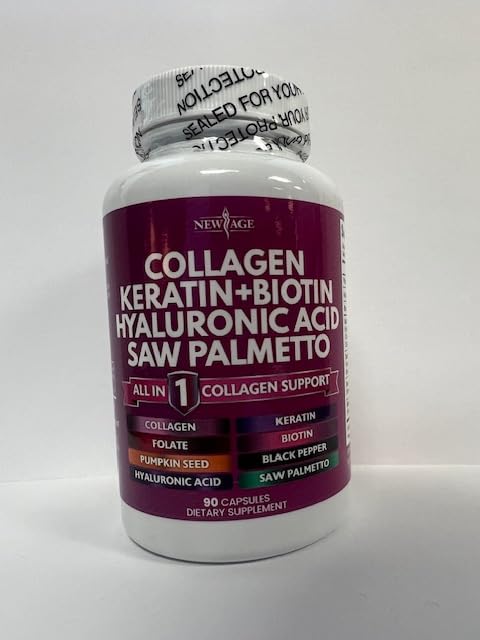 NEW AGE Collagen Pills with Biotin, Keratin & Hyaluronic Acid – 270 Count - Image 4
