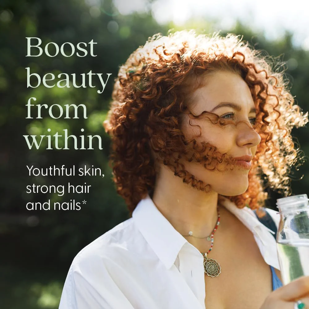 New Chapter Biotin Supplement - Vegan Hair Skin & Nails with Fermented Biotin + Astaxanthin - 60 Count - Image 2
