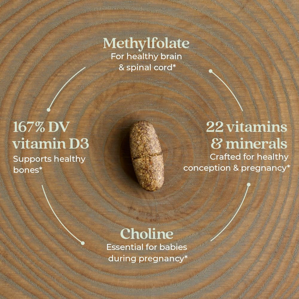 New Chapter Prenatal Vitamins — One Daily Multivitamin with Methylfolate + Choline | Gluten Free & Non-GMO | 90 Count - Image 11