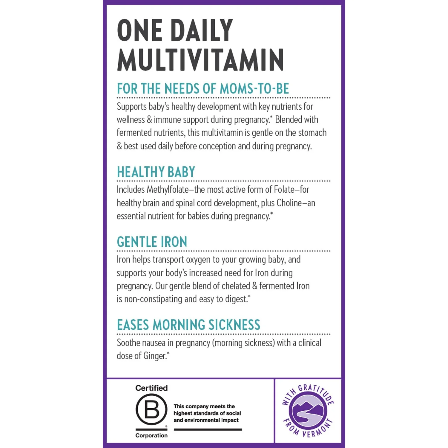 New Chapter Prenatal Vitamins — One Daily Multivitamin with Methylfolate + Choline | Gluten Free & Non-GMO | 90 Count - Image 16