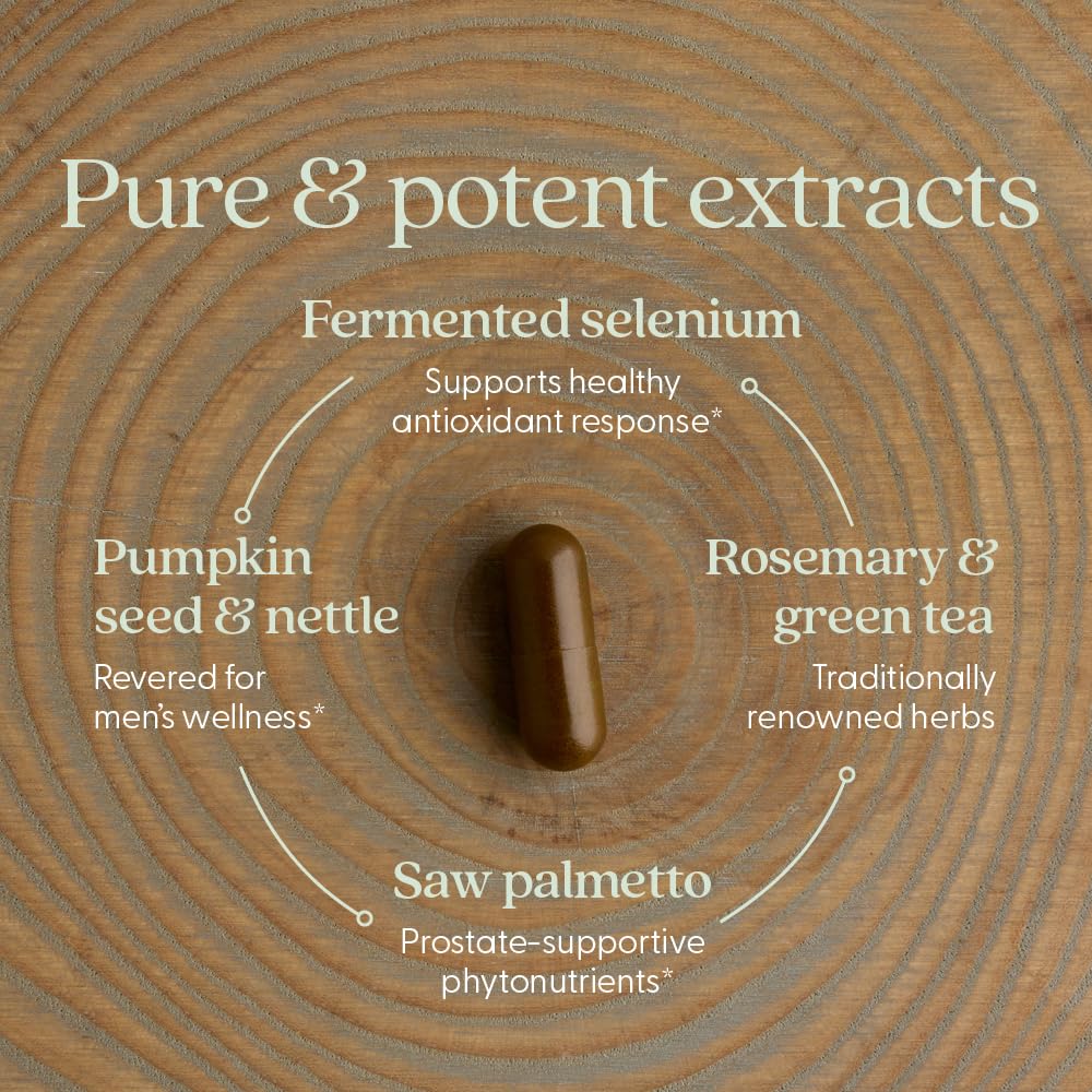 New Chapter Prostate 5LX™ – Clinical Saw Palmetto + Fermented Selenium, 120 Veg Capsules - Image 3