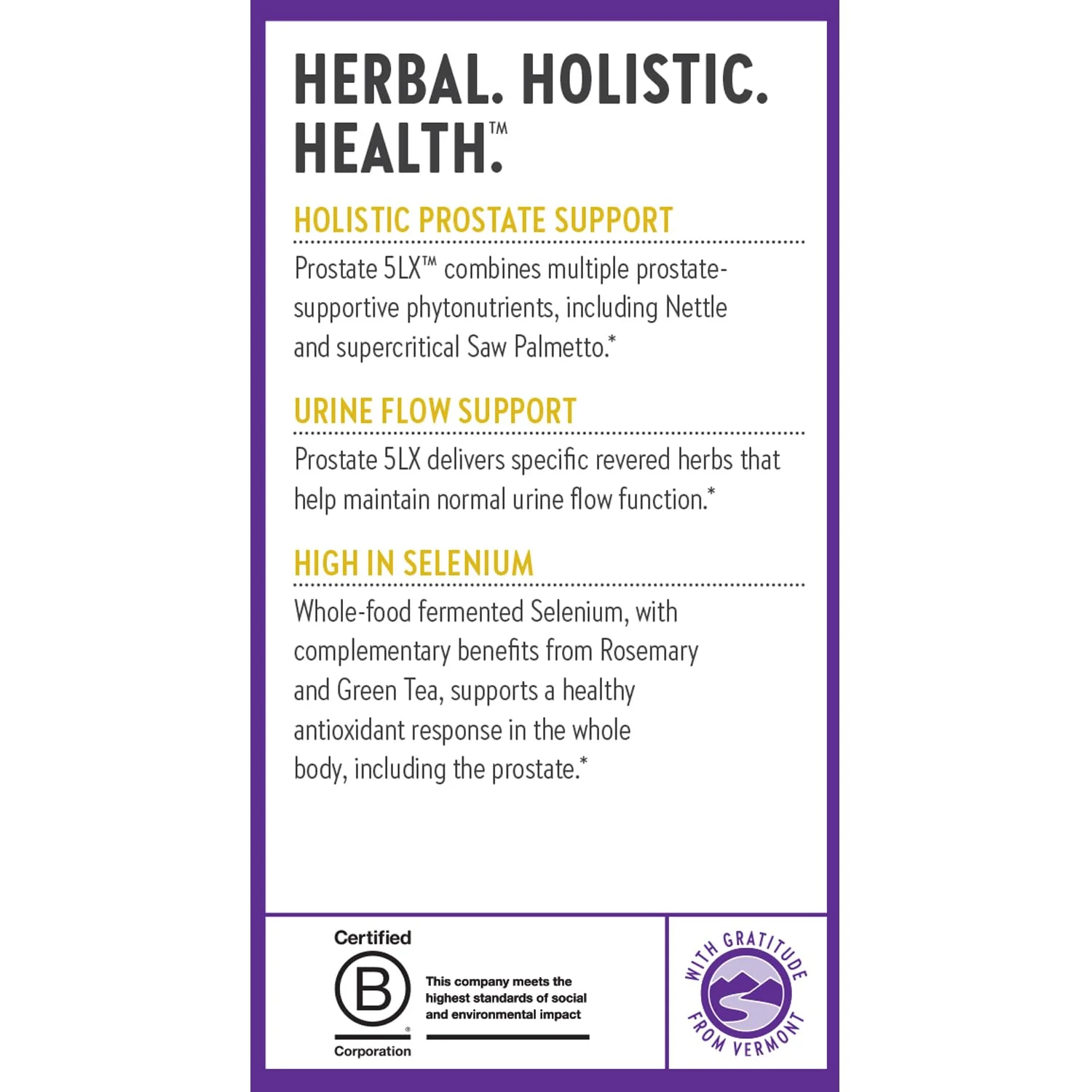 New Chapter Prostate 5LX™ – Prostate Supplement with Clinical-Strength Saw Palmetto + Fermented Selenium, 180 Vegetarian Capsules - Image 8