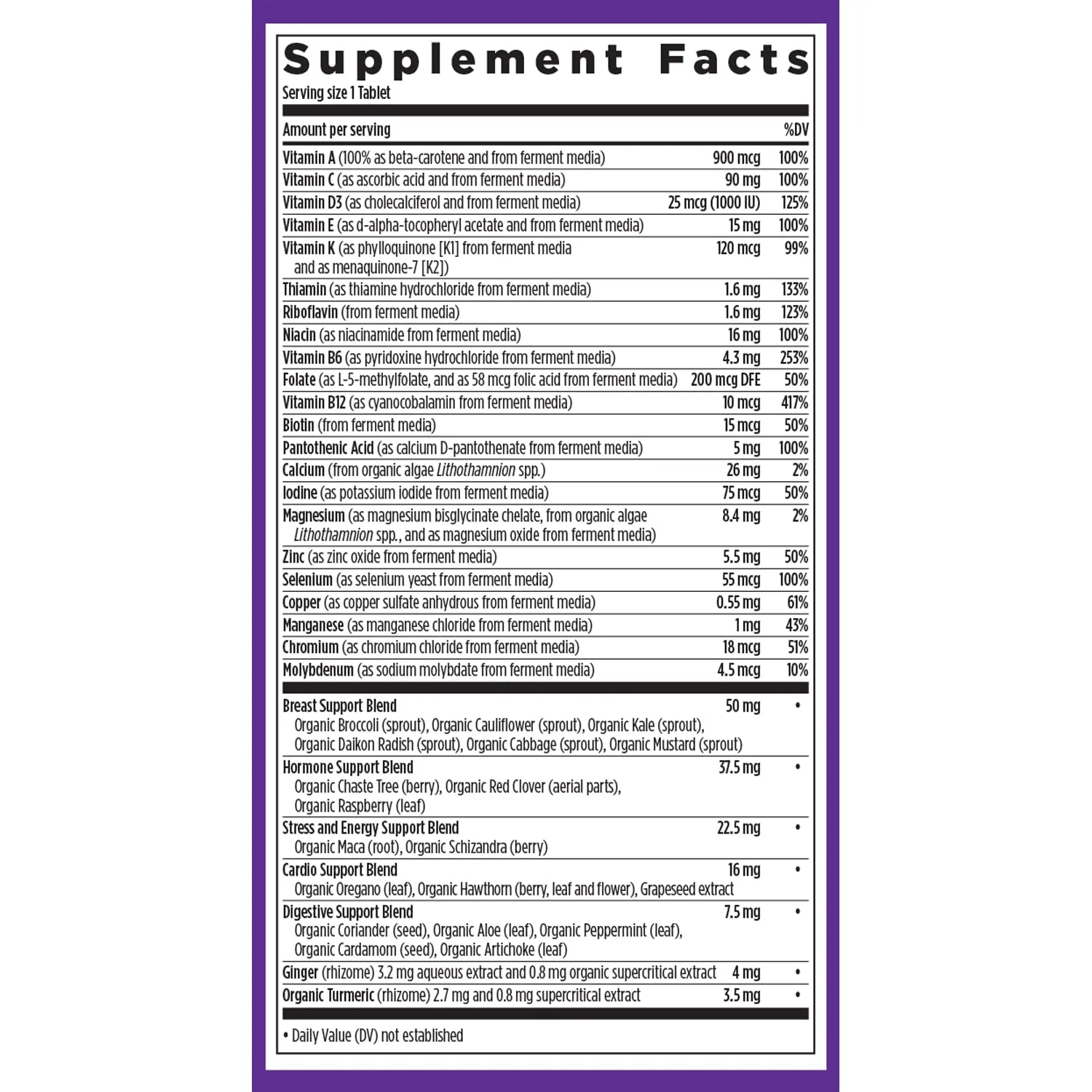 New Chapter Women’s Multivitamin 40+ | One Daily, Gentle on Empty Stomach, Non-GMO, Gluten-Free | 96 Tablets - Image 14