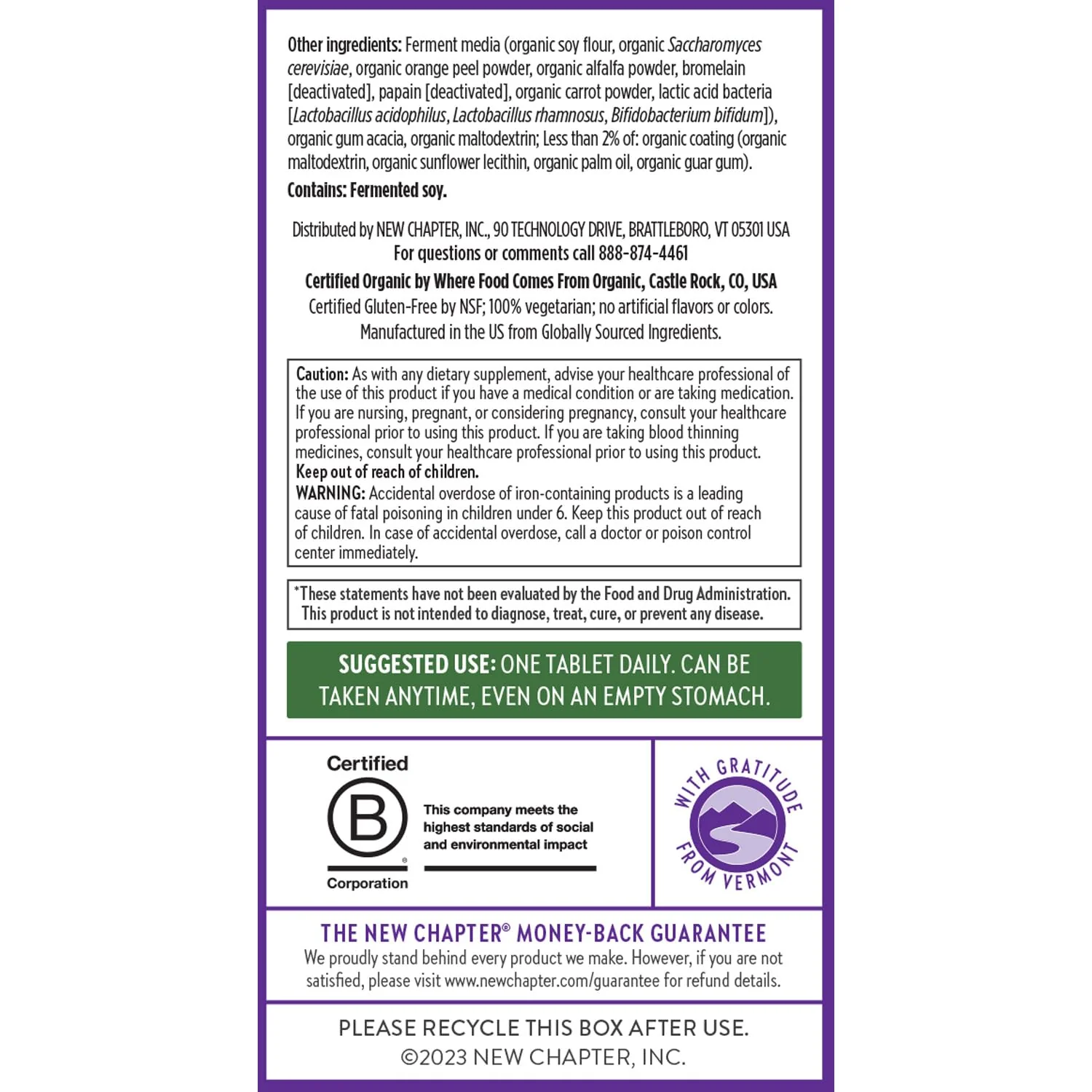 New Chapter Women’s One Daily Multivitamin – Gentle, Fermented Nutrition for Immune Support & Hair Health - Image 15