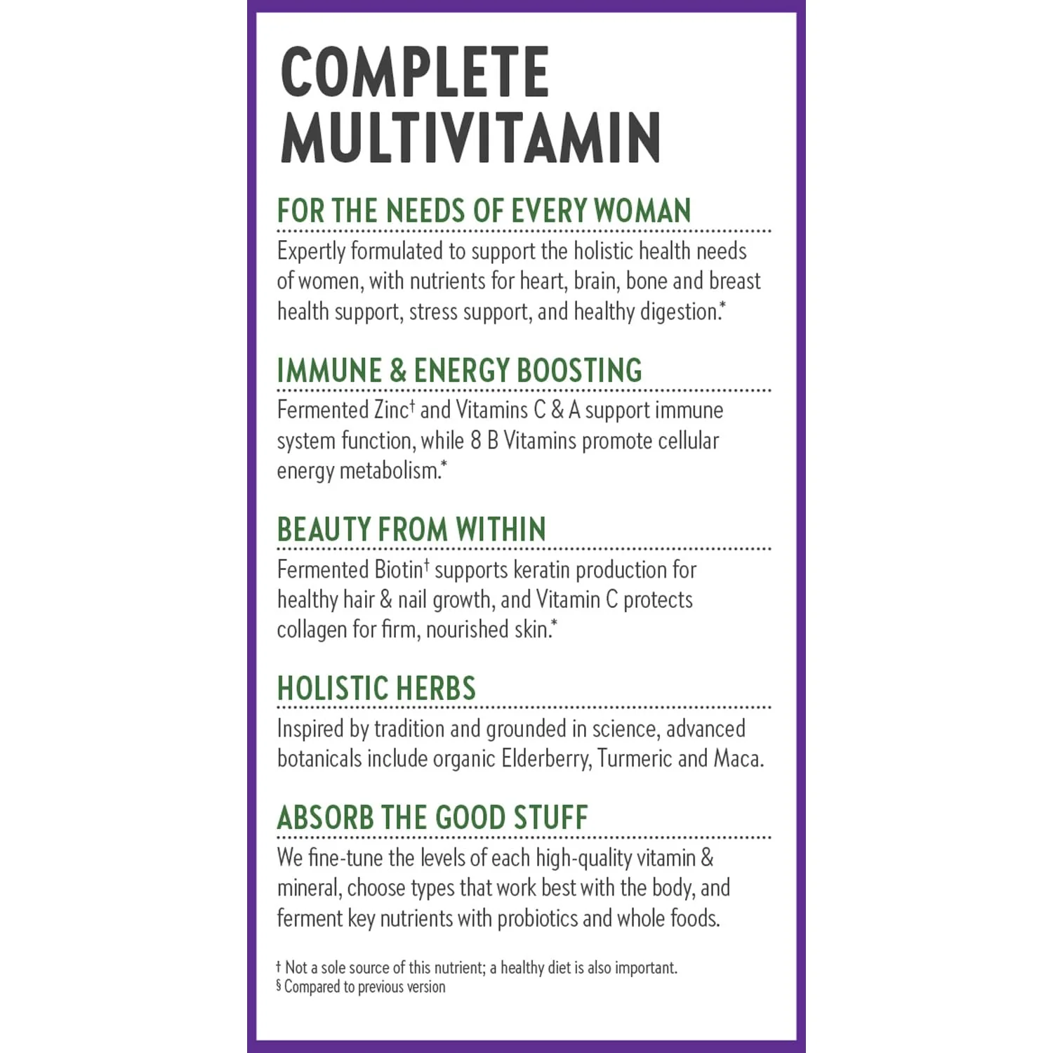 New Chapter Women’s One Daily Multivitamin – Gentle, Fermented Nutrition for Immune Support & Hair Health - Image 16