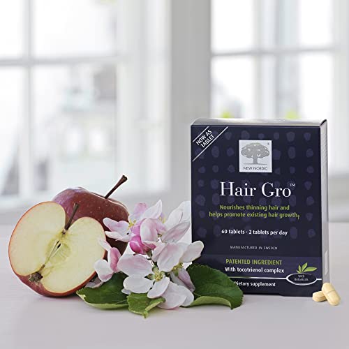 NEW NORDIC Hair GRO: Hair Growth Supplement with Biotin & Palm Tocotrienols, 60 Count - Image 3