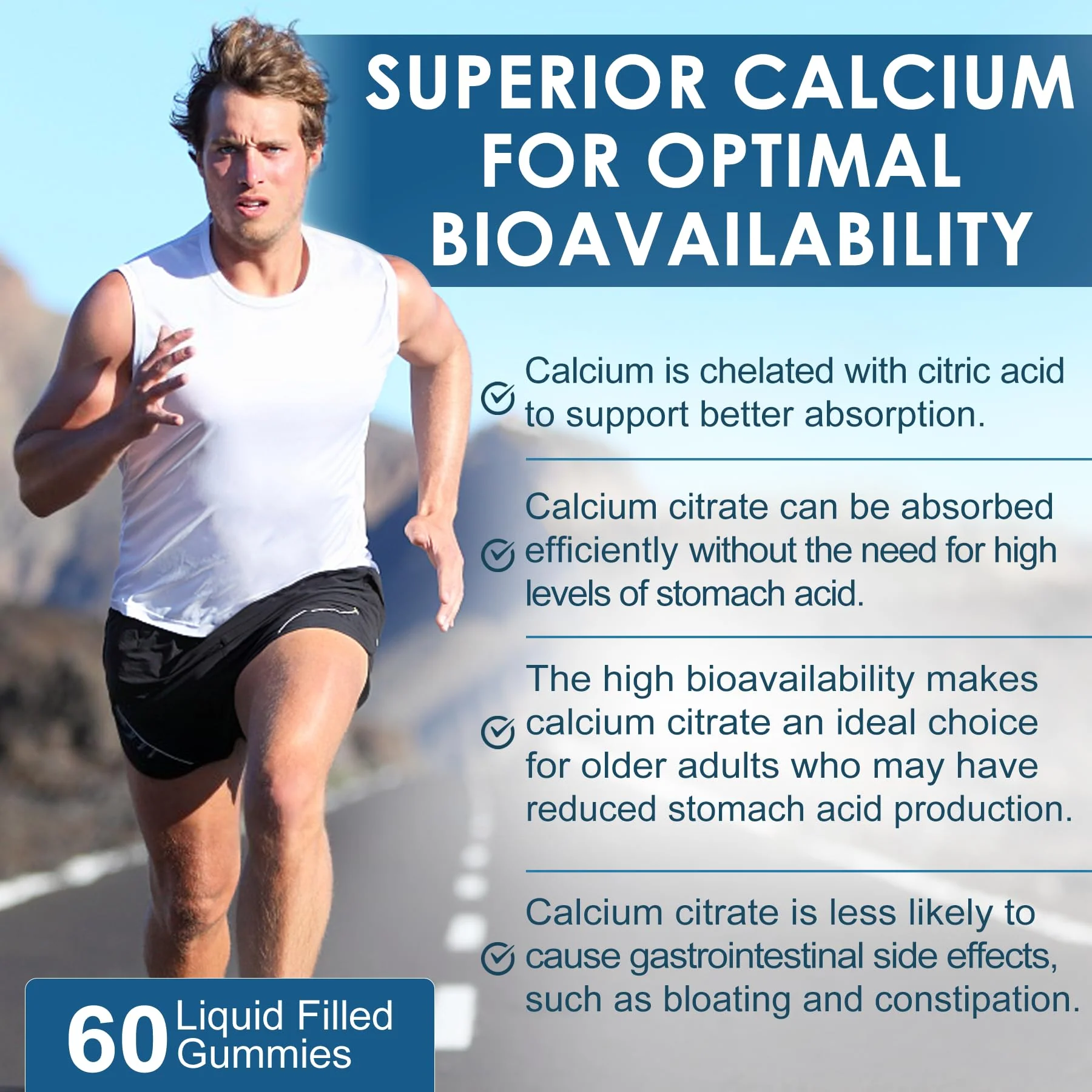 Nextdia Calcium Citrate 1000mg Gummies — Vegan, Sugar-Free, 2:1 Ca:Mg + D3 - Image 13