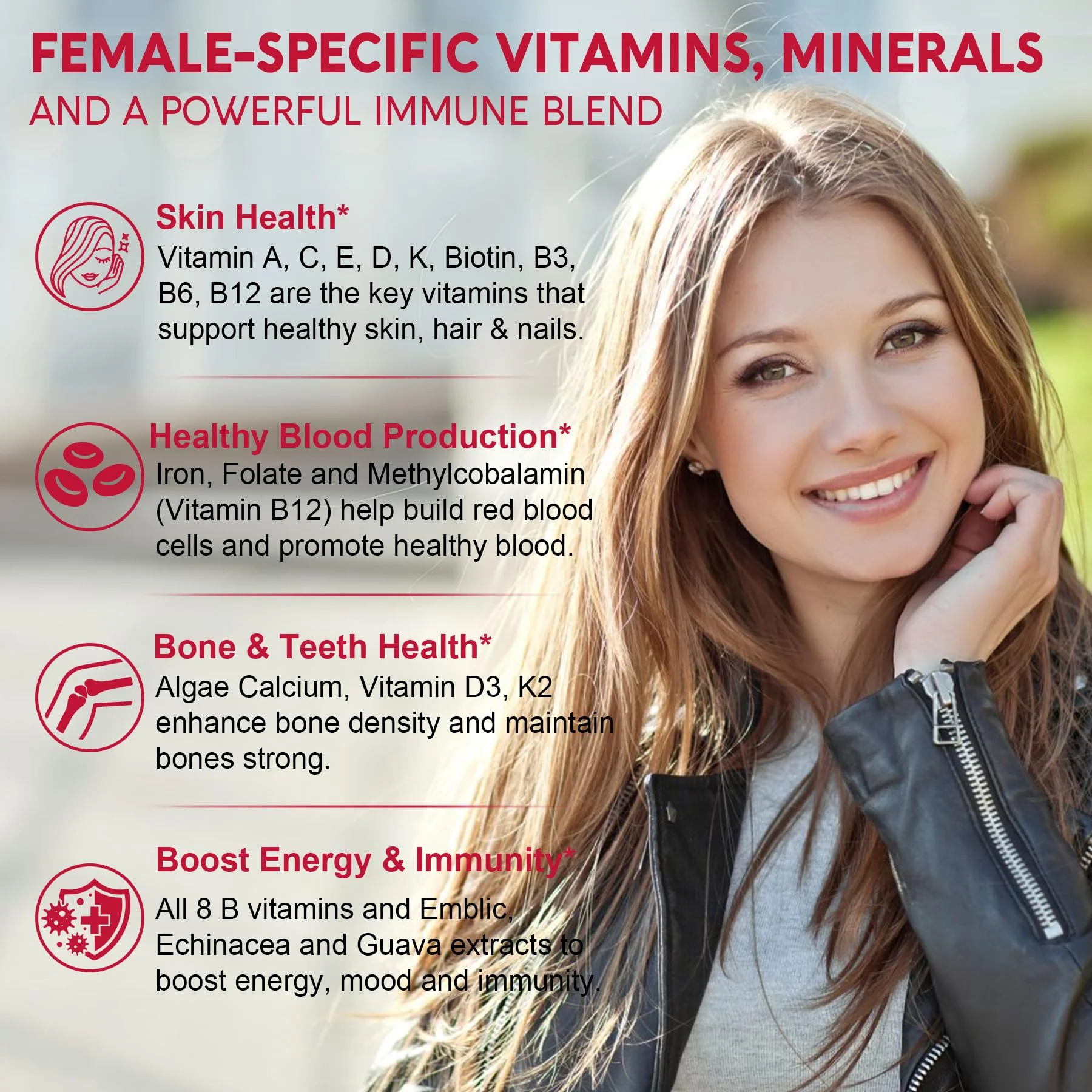 Nextdia Sugar-Free Methylated Multivitamin Gummies for Women – 2-Pack | Vegan Calcium D3 K2, Iron, Folate & B Complex - Image 5