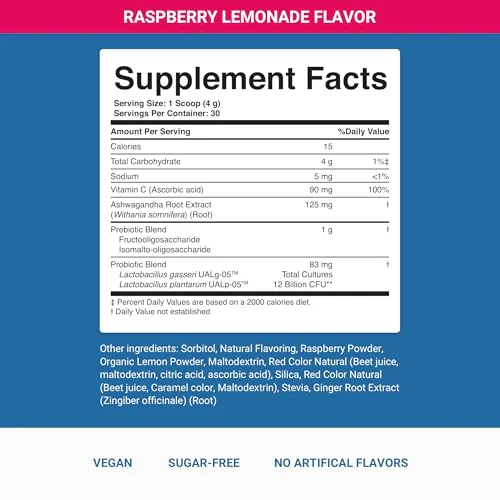Nighttime Complete by ActivatedYou – Raspberry Lemonade with Ashwagandha, Prebiotics & Probiotics - Image 2