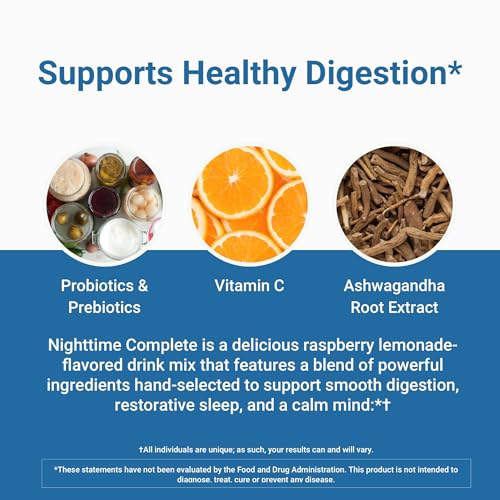Nighttime Complete by ActivatedYou – Raspberry Lemonade with Ashwagandha, Prebiotics & Probiotics - Image 4