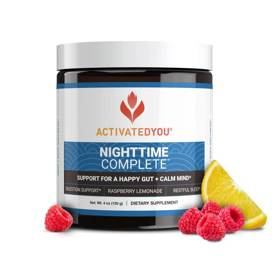 Nighttime Complete by ActivatedYou – Raspberry Lemonade with Ashwagandha, Prebiotics & Probiotics - Image 6