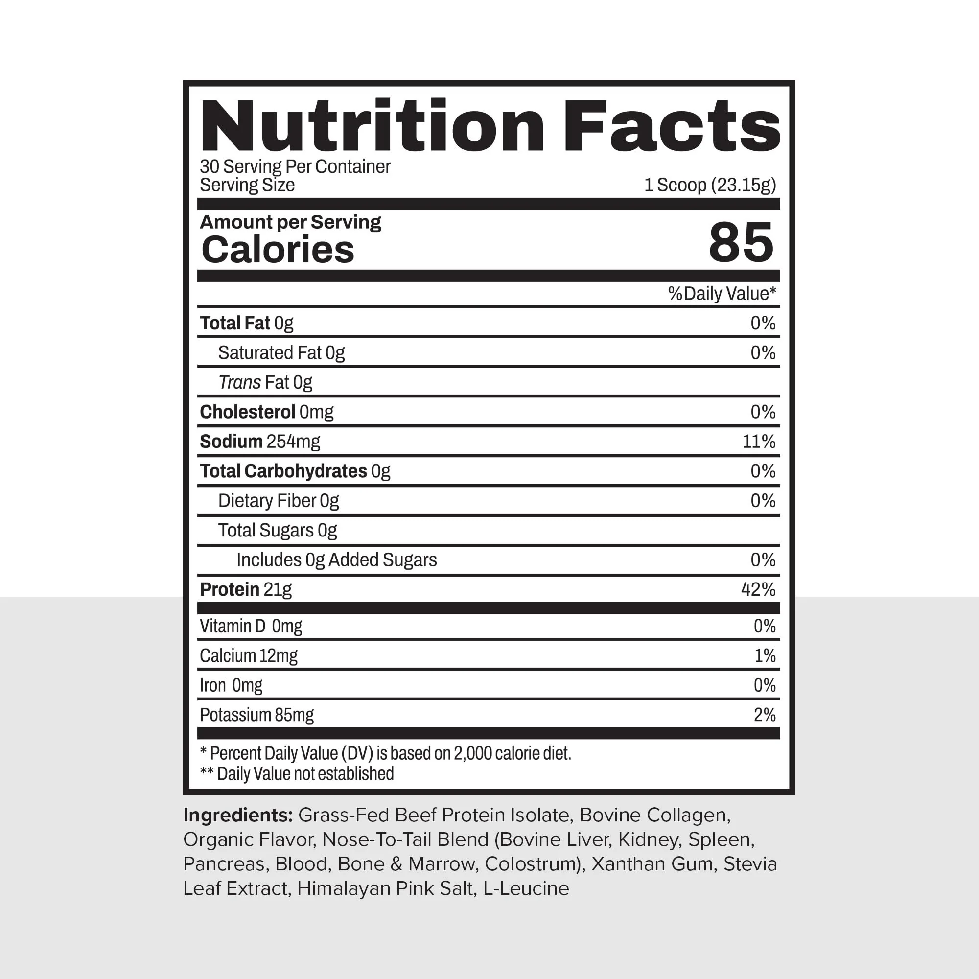 Noble Grass-Fed Beef Protein Powder with Collagen & Colostrum – Vanilla, 30 Servings | Keto & Gluten-Free - Image 13