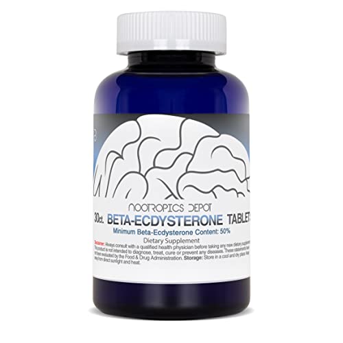 Nootropics Depot Beta Ecdysterone 50% Tablets (500mg) – Cyanotis Arachnoidea Extract, 30 Count - Image 2