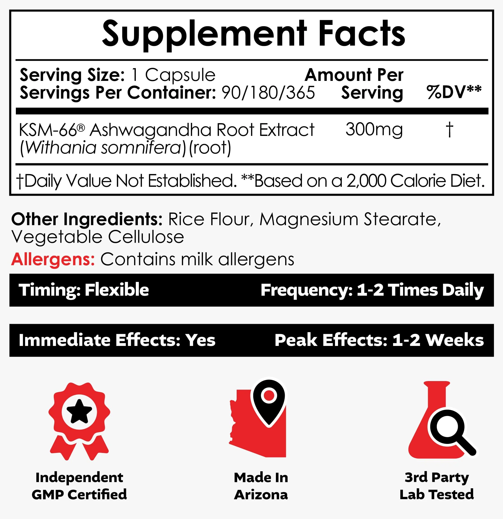 Nootropics Depot KSM-66 Ashwagandha Capsules 300mg – 180 Count | Adaptogen for Stress, Relaxation, Energy - Image 2