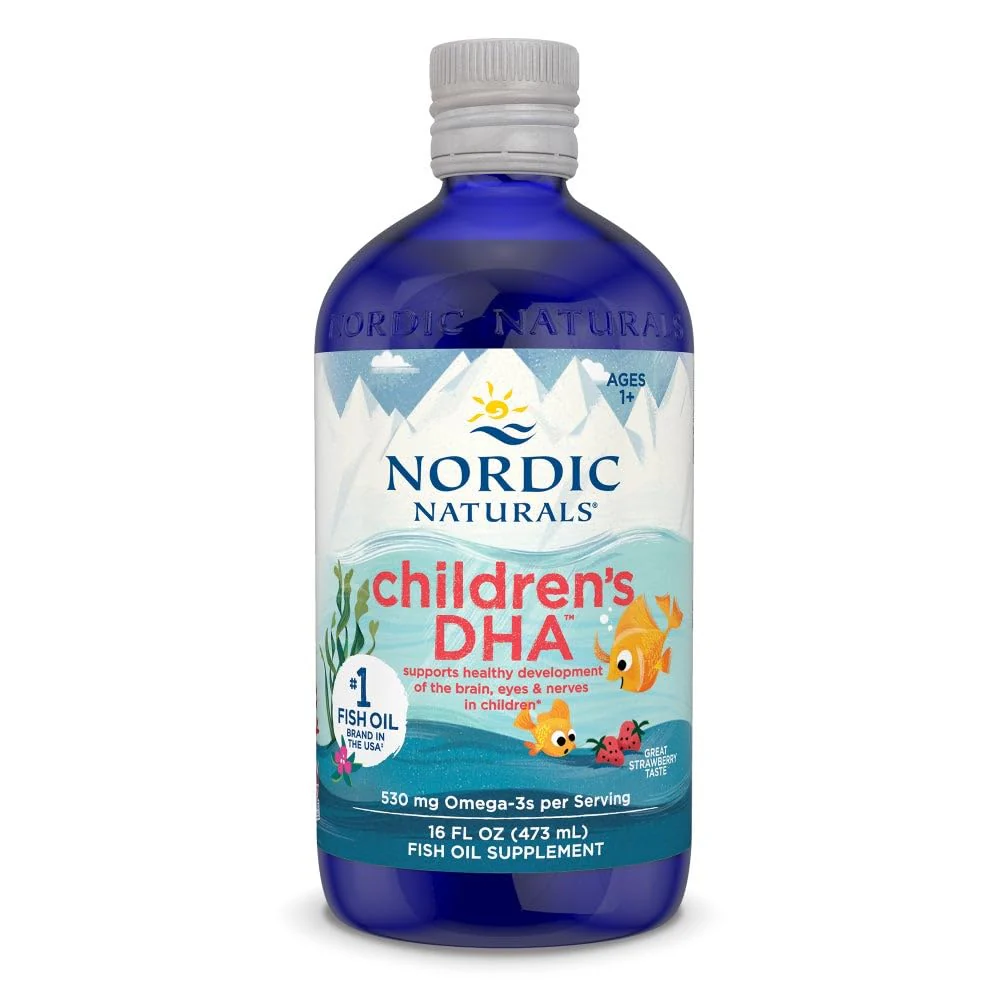 Nordic Naturals Children's DHA Strawberry - 16 oz, 530 mg Omega-3