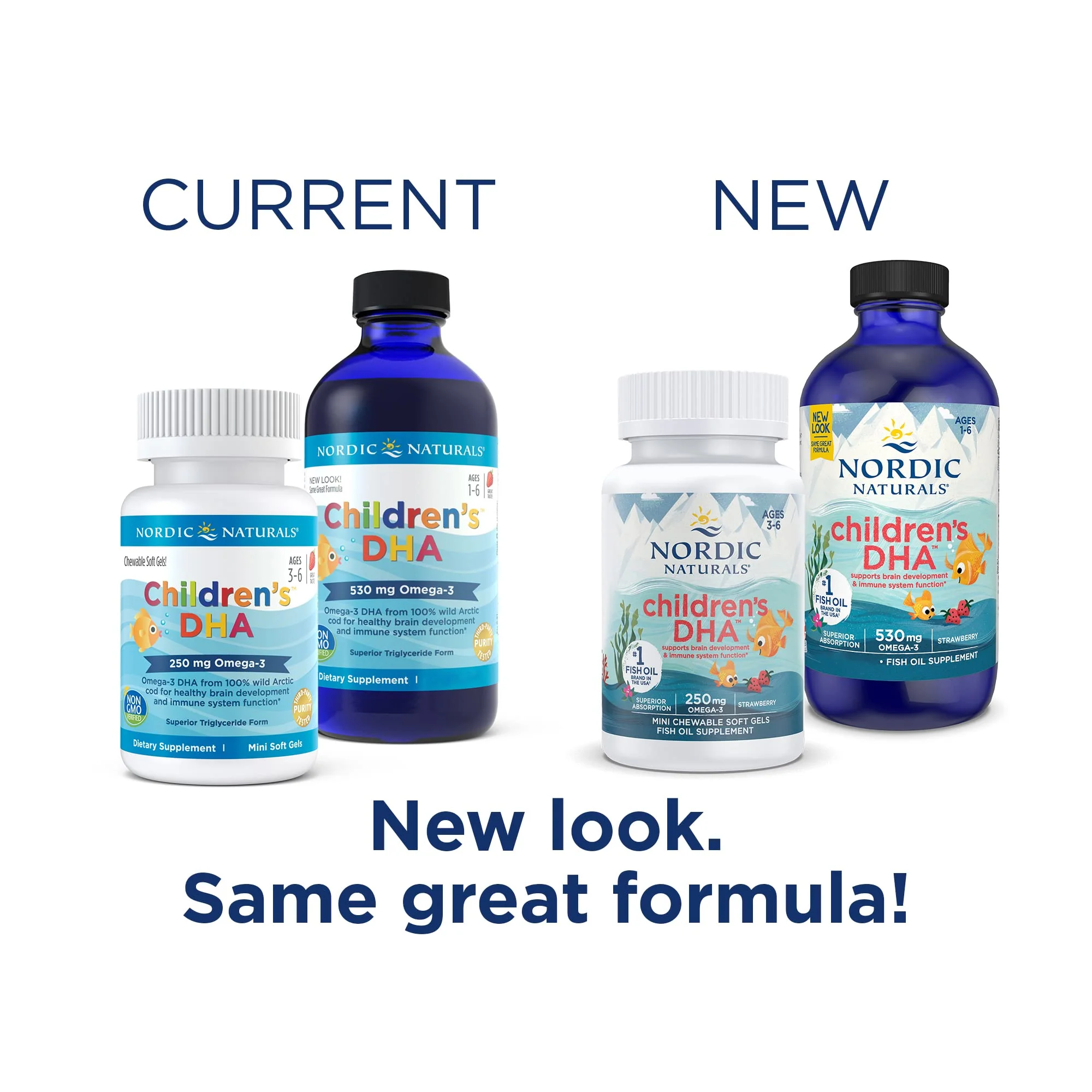 Nordic Naturals Children's DHA Strawberry – 360 Mini Chews, 250 mg Omega-3 (EPA & DHA) | Non-GMO, 90 Servings - Image 6