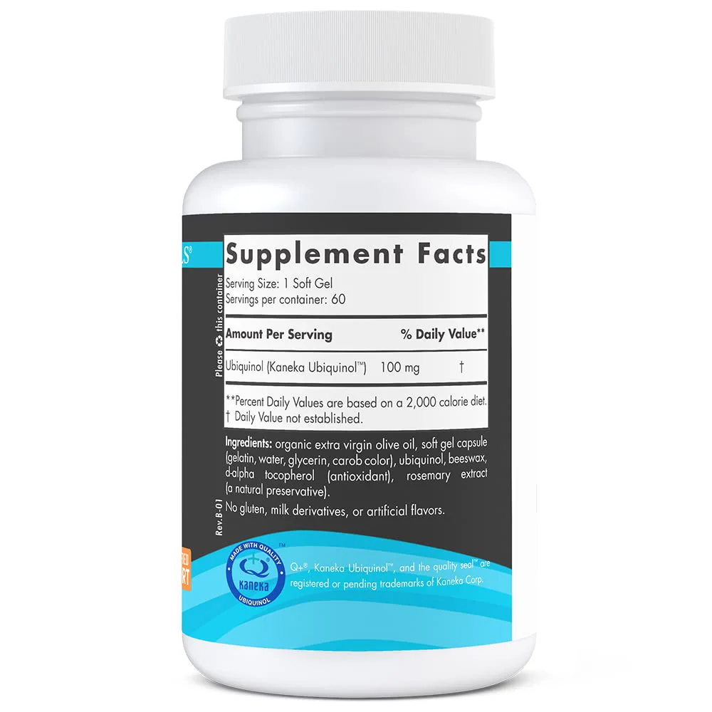 Nordic Naturals Nordic CoQ10 Ubiquinol Sport – 60 Mini Soft Gels, 100 mg - Image 5