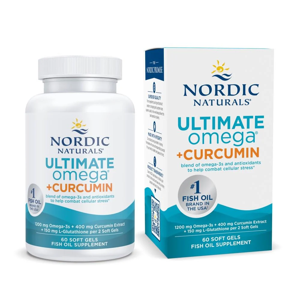 Nordic Naturals Omega Curcumin Lemon | 60 Soft Gels, 1200 mg Omega-3 + 400 mg Curcumin | Non-GMO - Image 9