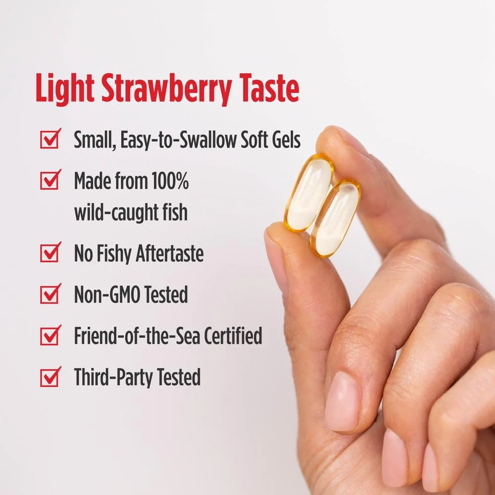 Nordic Naturals Prenatal DHA Strawberry – 120 Soft Gels - Image 6