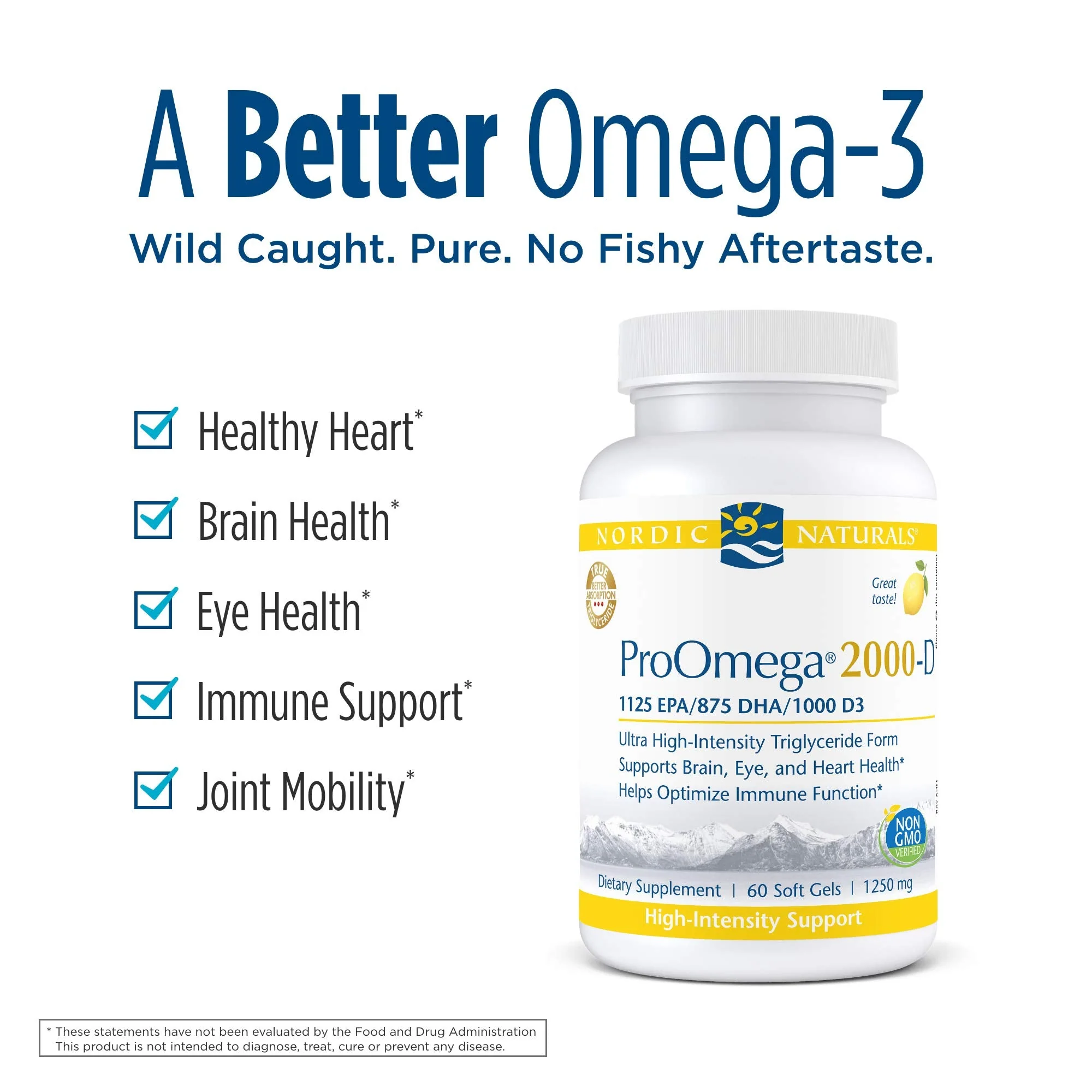 Nordic Naturals ProOmega 2000-D with Vitamin D3 – Lemon Flavor, 60 Soft Gels - Image 10