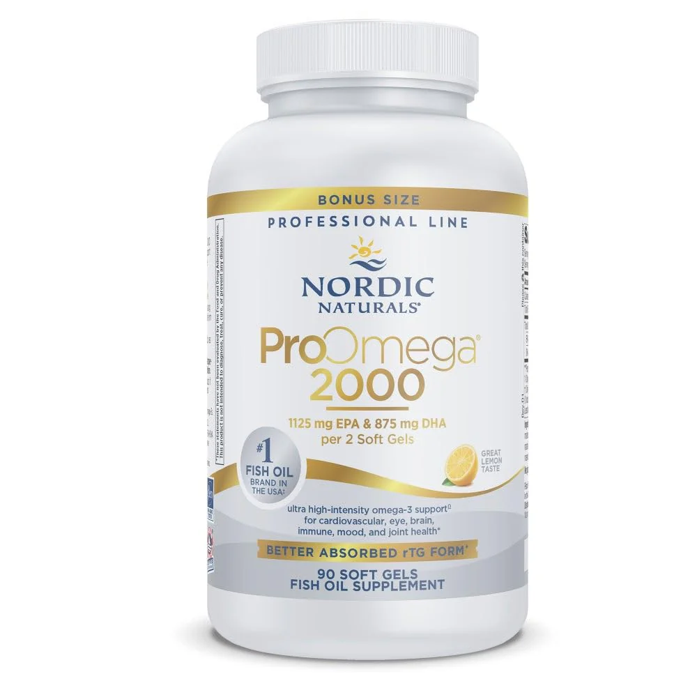 Nordic Naturals ProOmega 2000 Lemon Flavor – Ultra High-Potency Omega-3 (EPA & DHA) – 90 Soft Gels - Image 8