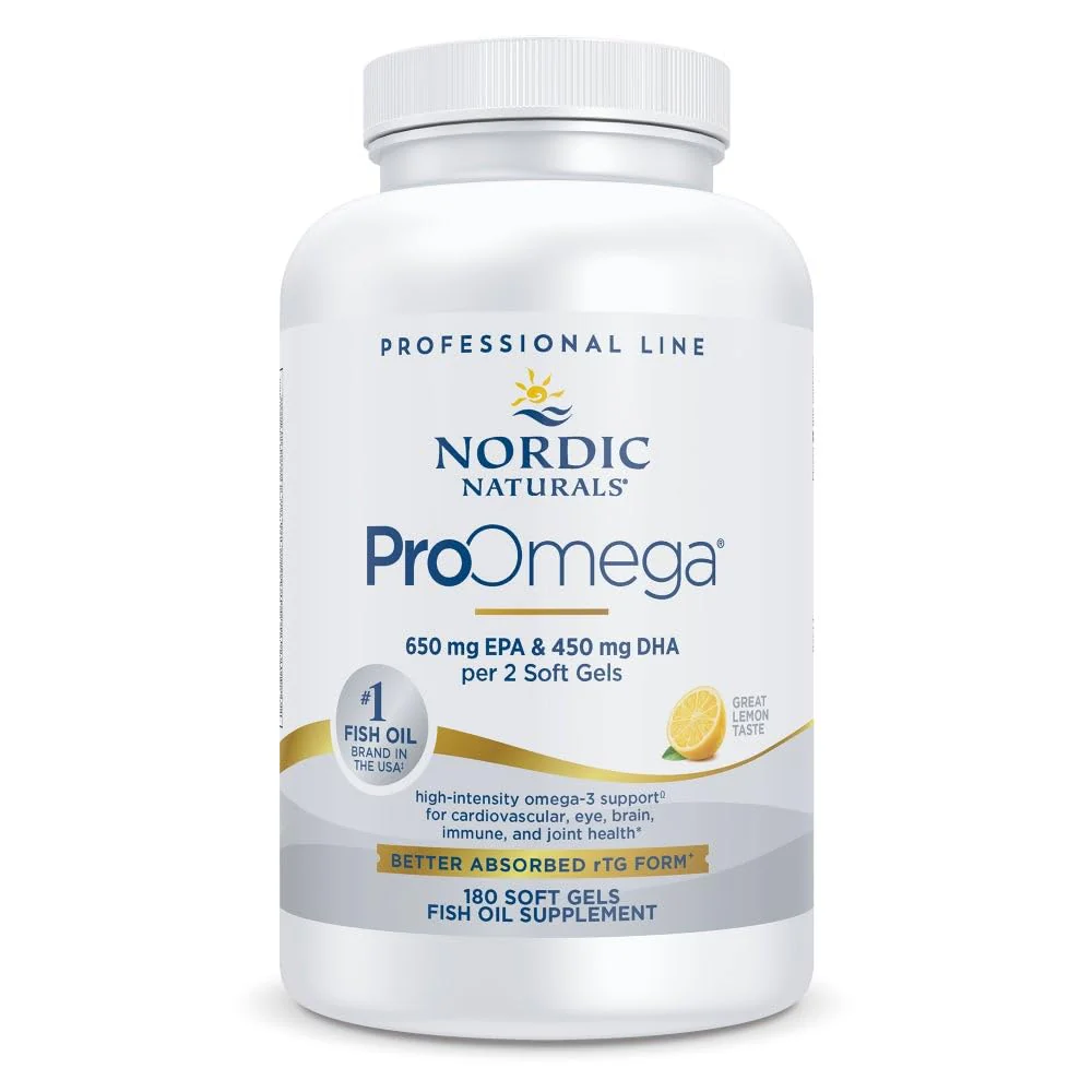 Nordic Naturals ProOmega Lemon Flavor — High-Potency Omega-3 (1280 mg) 180 Soft Gels - Image 8